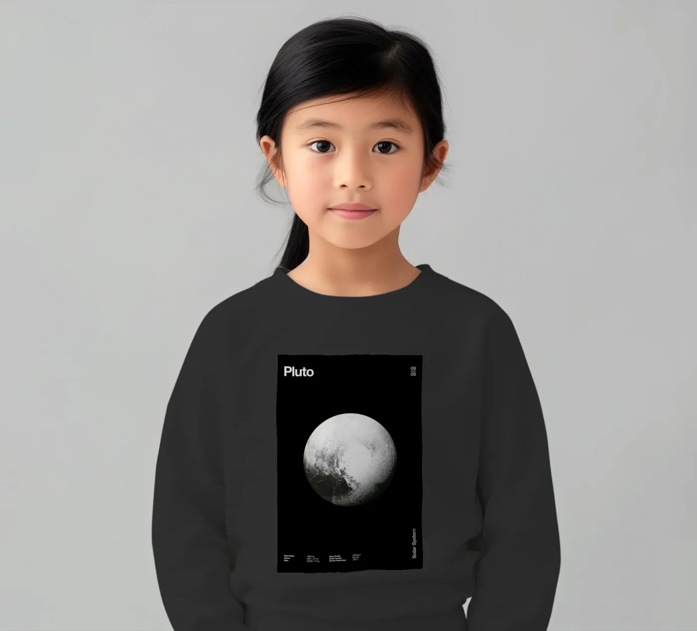 Pluto kinder sweatshirt van Florent Bodart