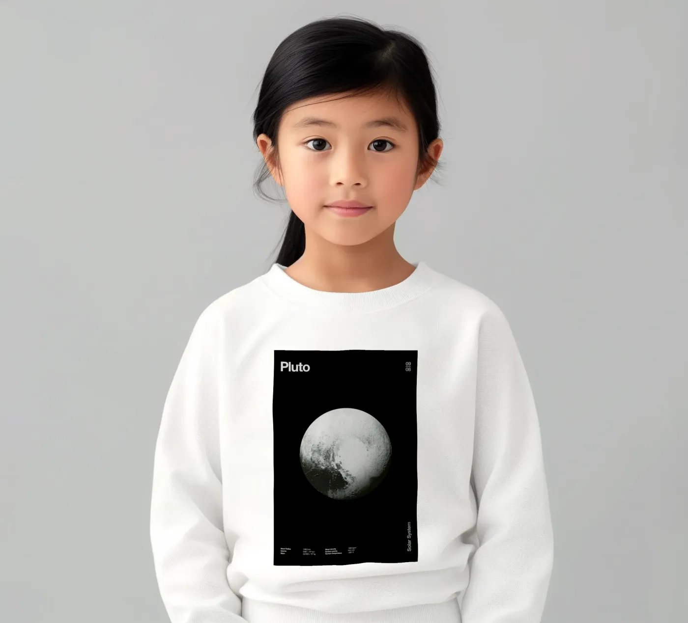 Pluto kinder sweatshirt van Florent Bodart