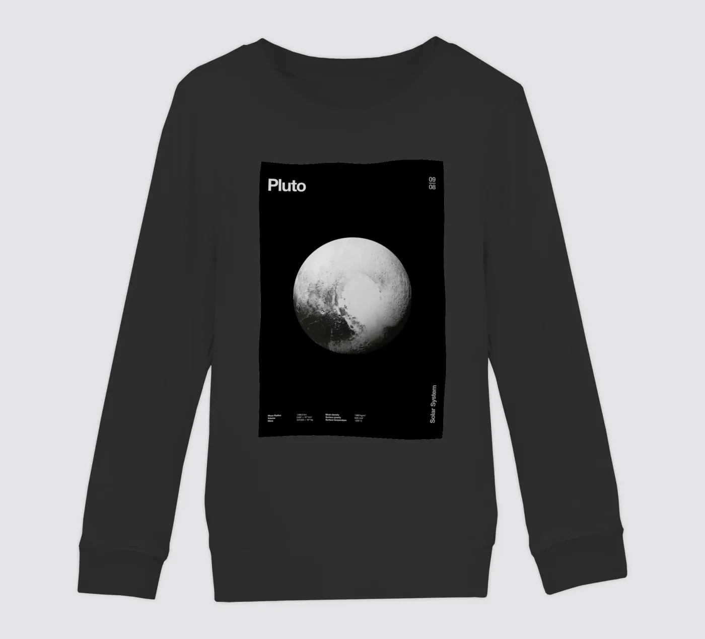 Pluto kinder sweatshirt van Florent Bodart