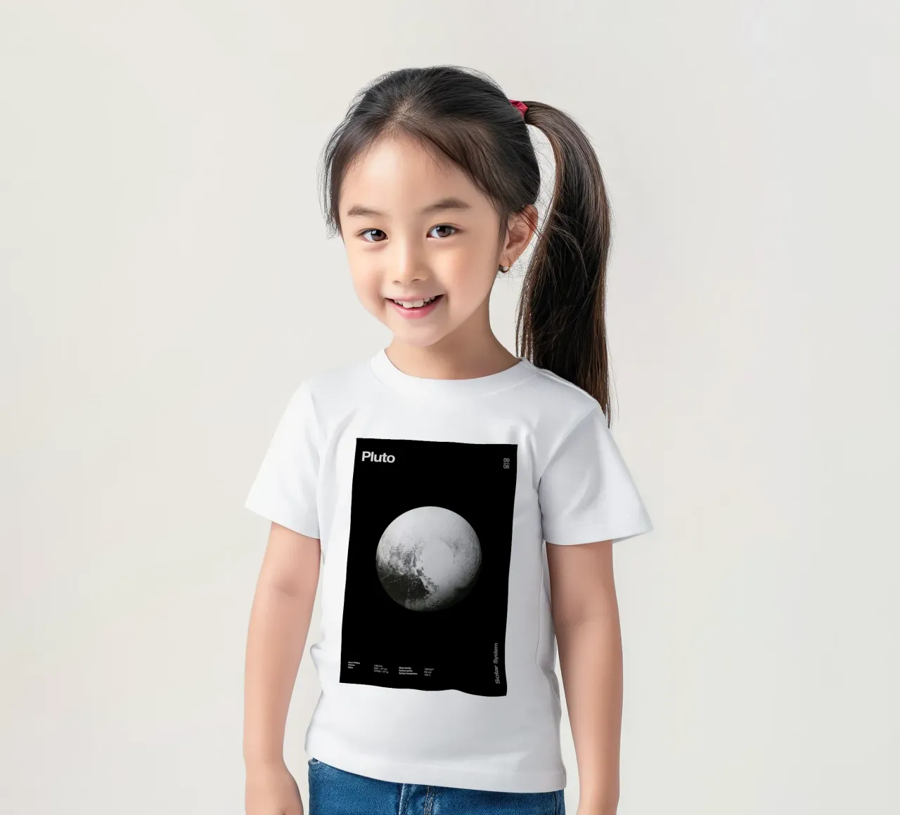 Pluto kinder t-shirt van Florent Bodart