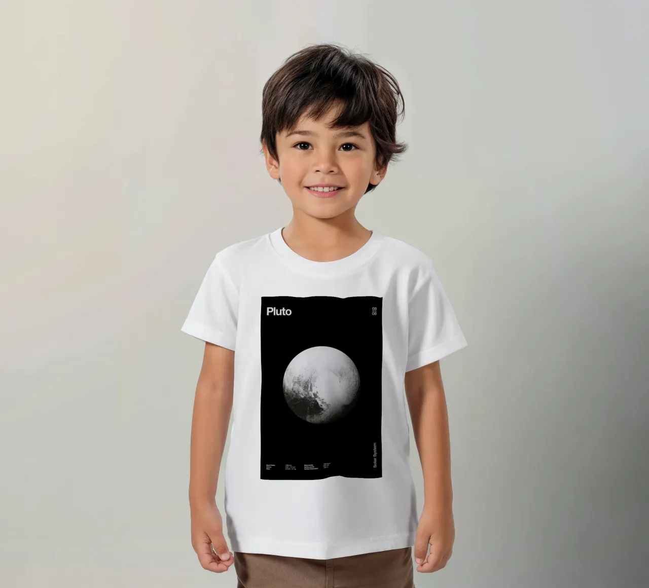 Pluto kinder t-shirt van Florent Bodart