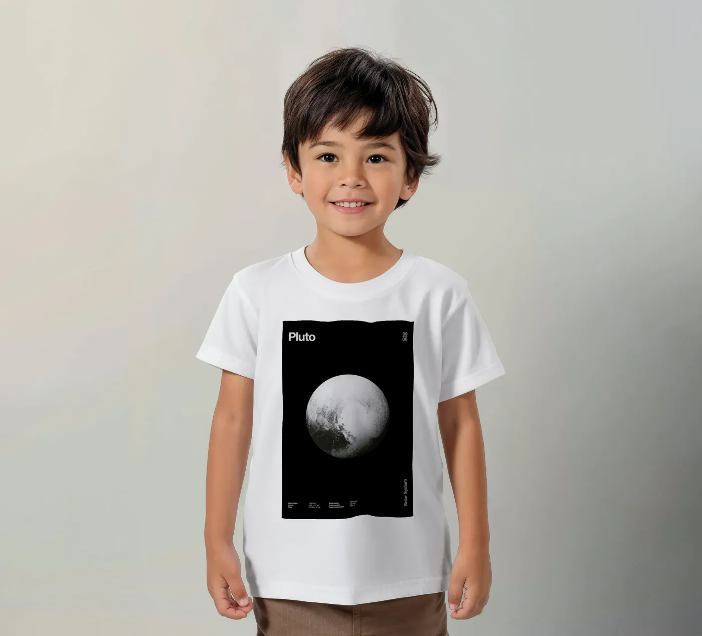 Pluto t-shirt enfant de Florent Bodart