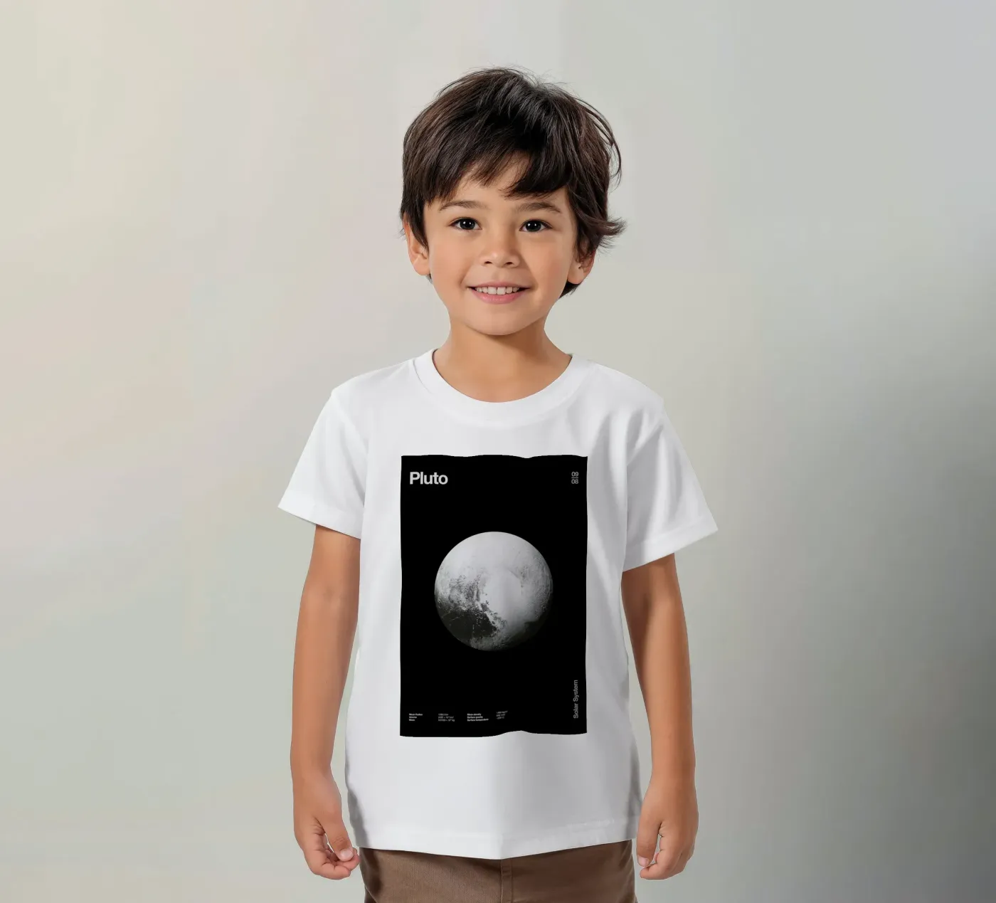 Pluto kinder t-shirt van Florent Bodart