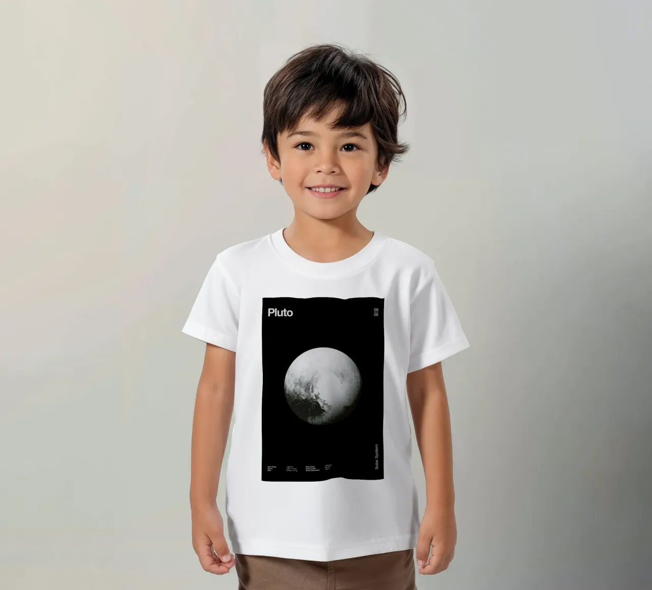 Pluto kinder t-shirt van Florent Bodart