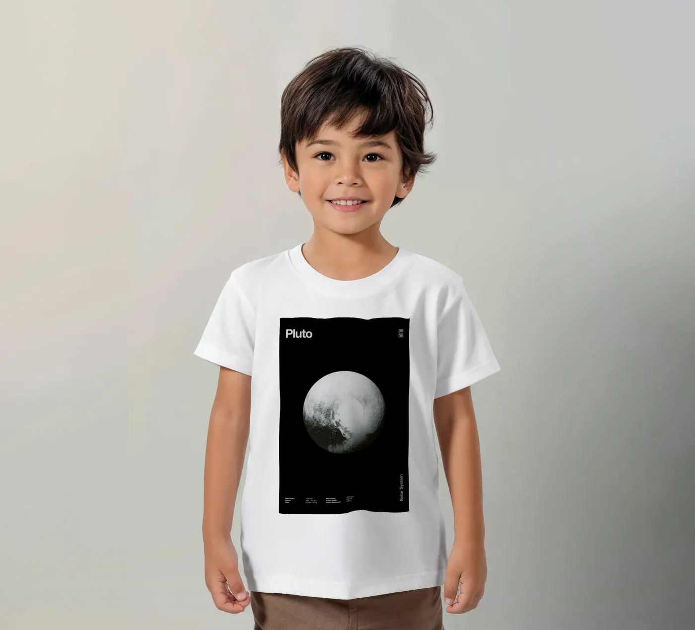 Pluto t-shirt enfant de Florent Bodart