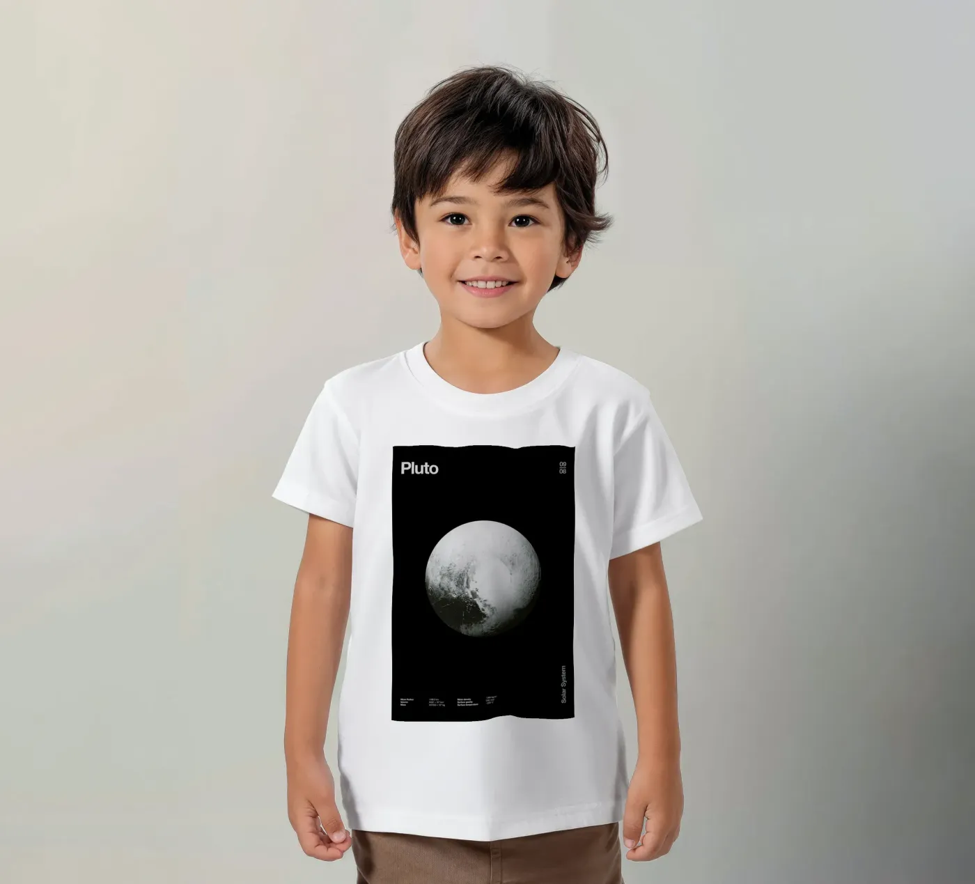 Pluto kinder t-shirt van Florent Bodart