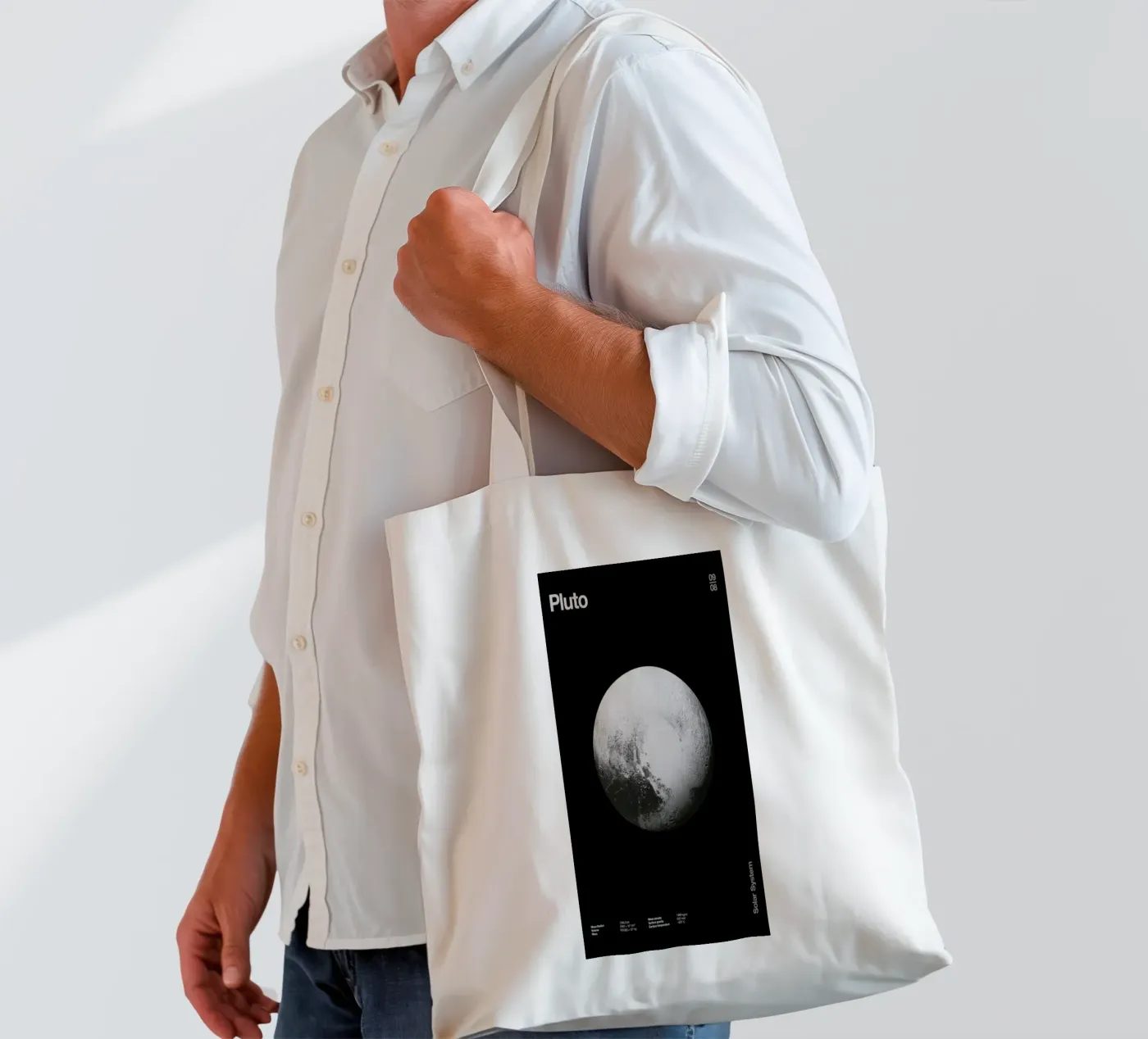 Pluto borsa in juta da Florent Bodart