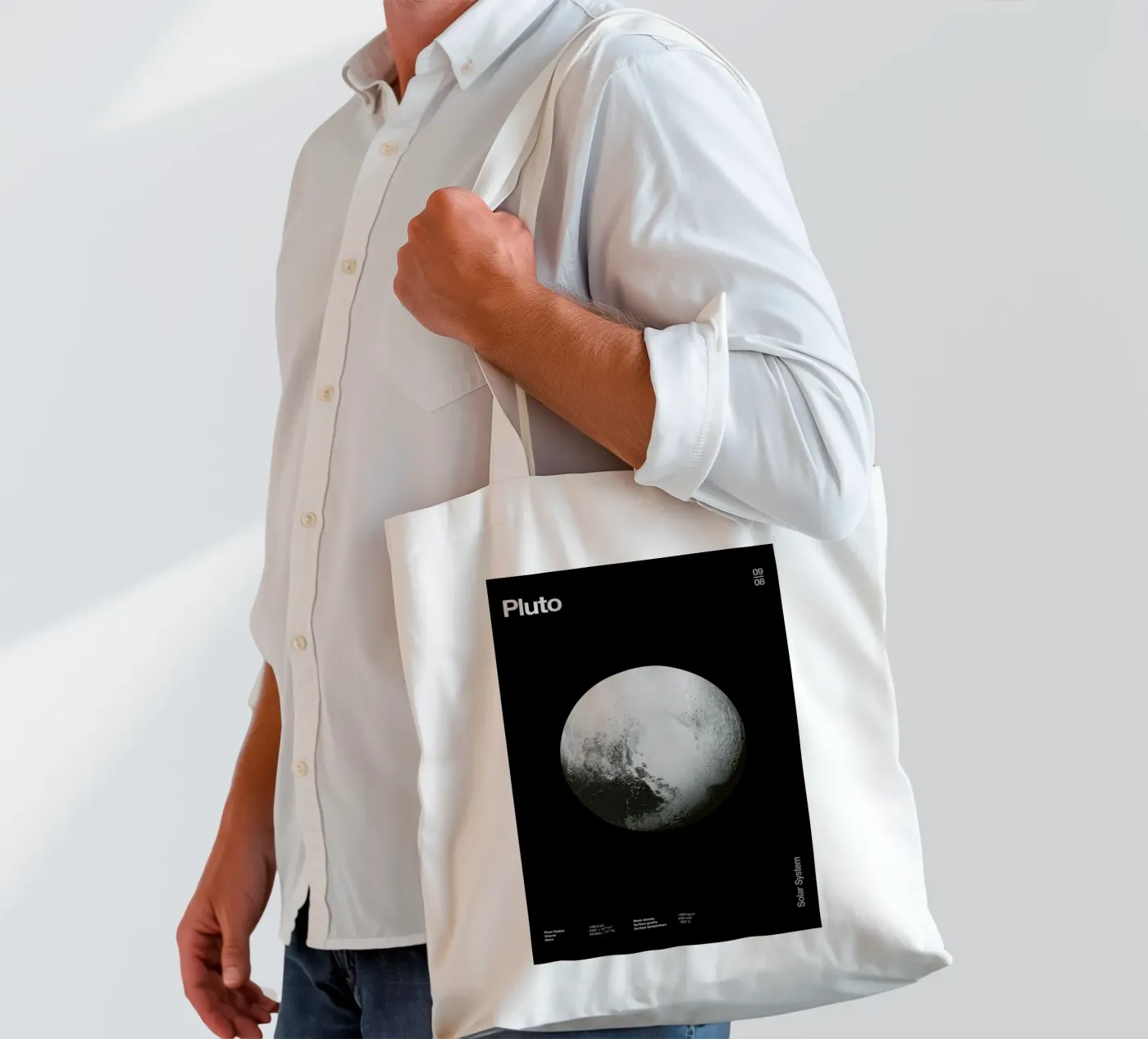 Pluto borsa in juta da Florent Bodart