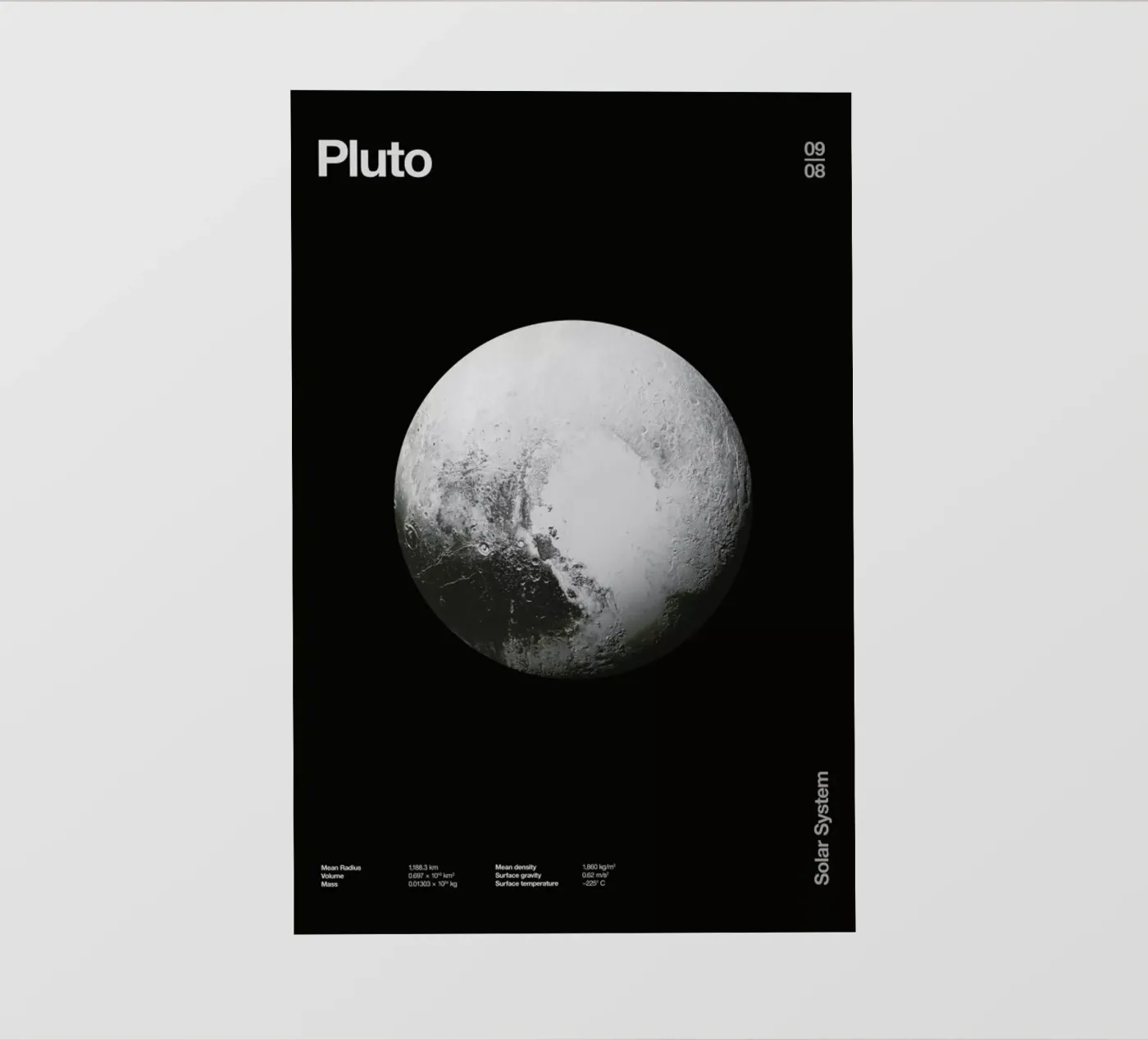 Pluto backlit folie van Florent Bodart