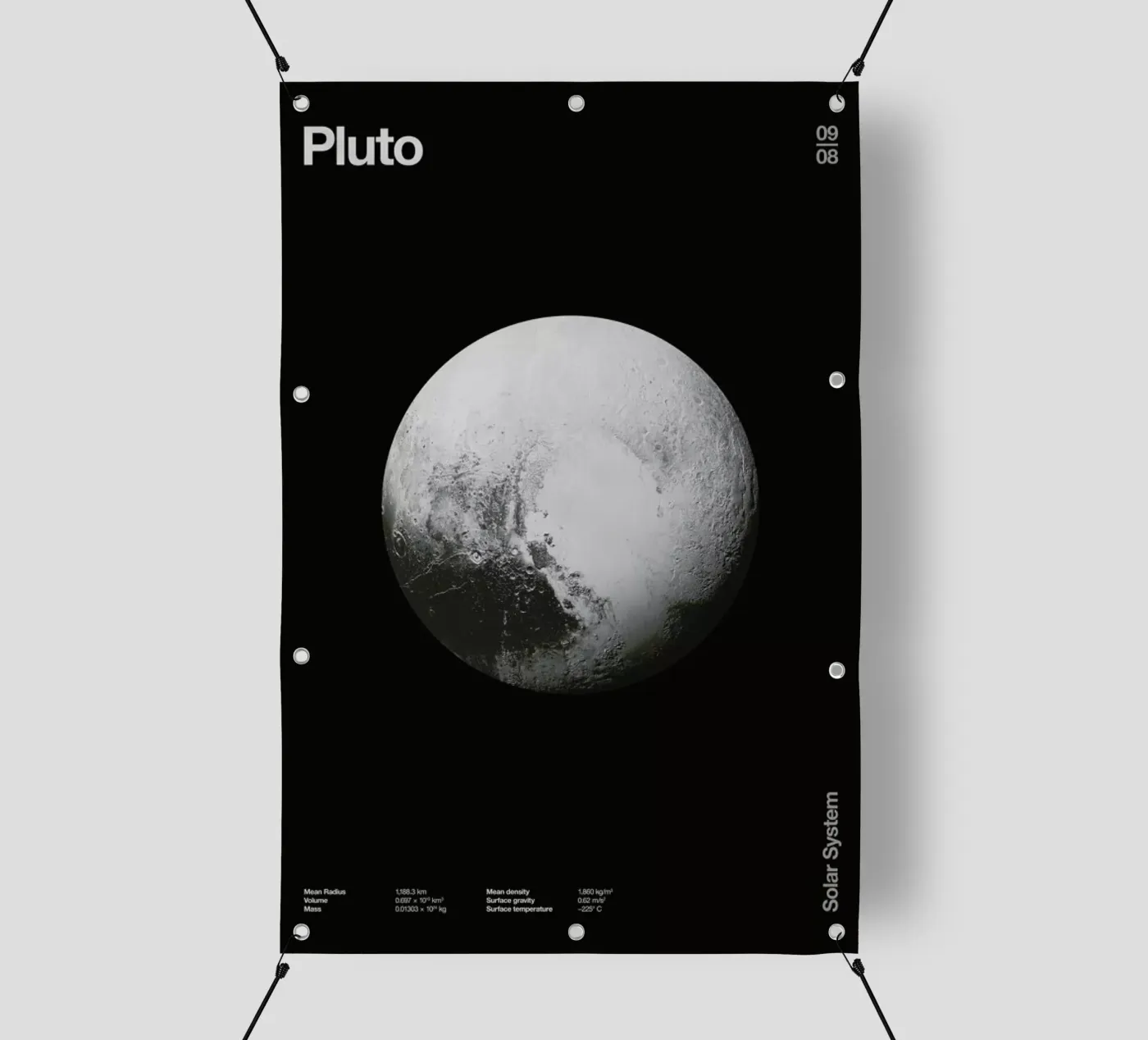 Pluto bâche pvc de Florent Bodart