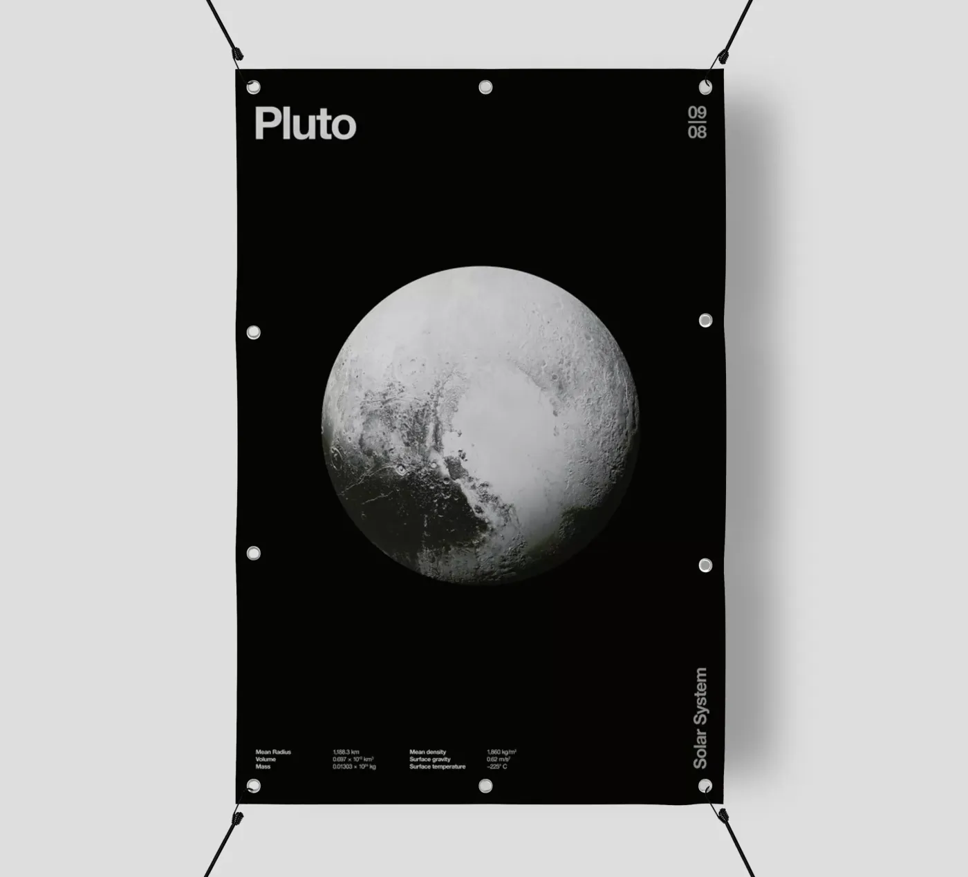 Pluto pvc cover by Florent Bodart