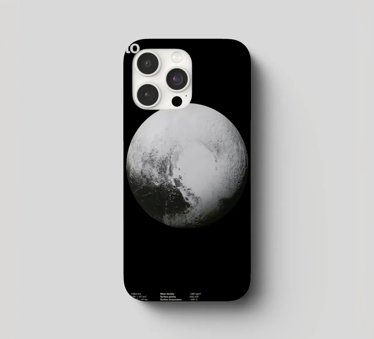 Pluto iphone case by Florent Bodart