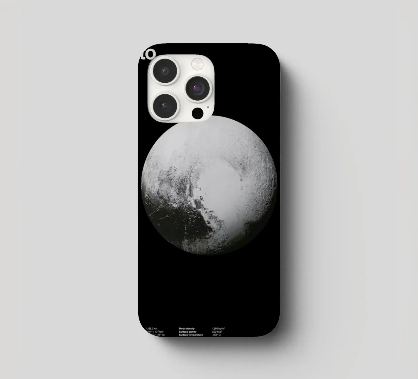 Pluto iphone case by Florent Bodart