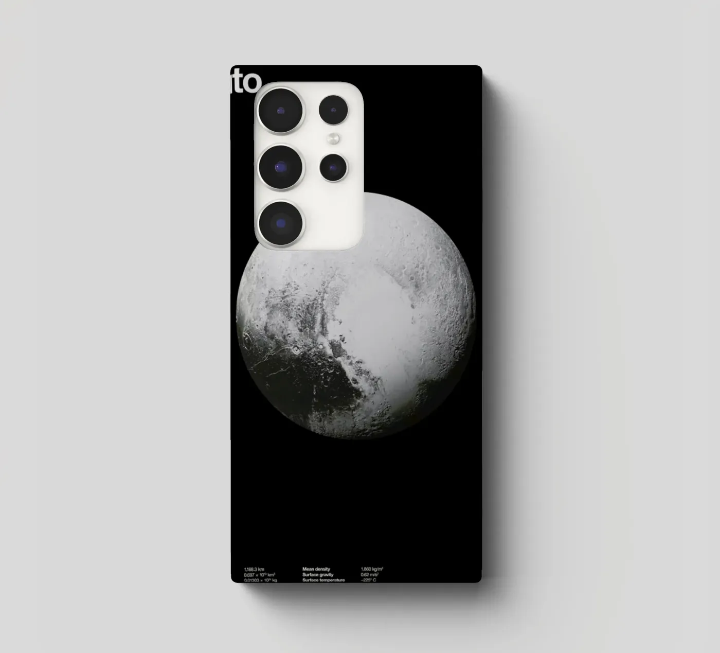 Pluto samsung hoesje van Florent Bodart