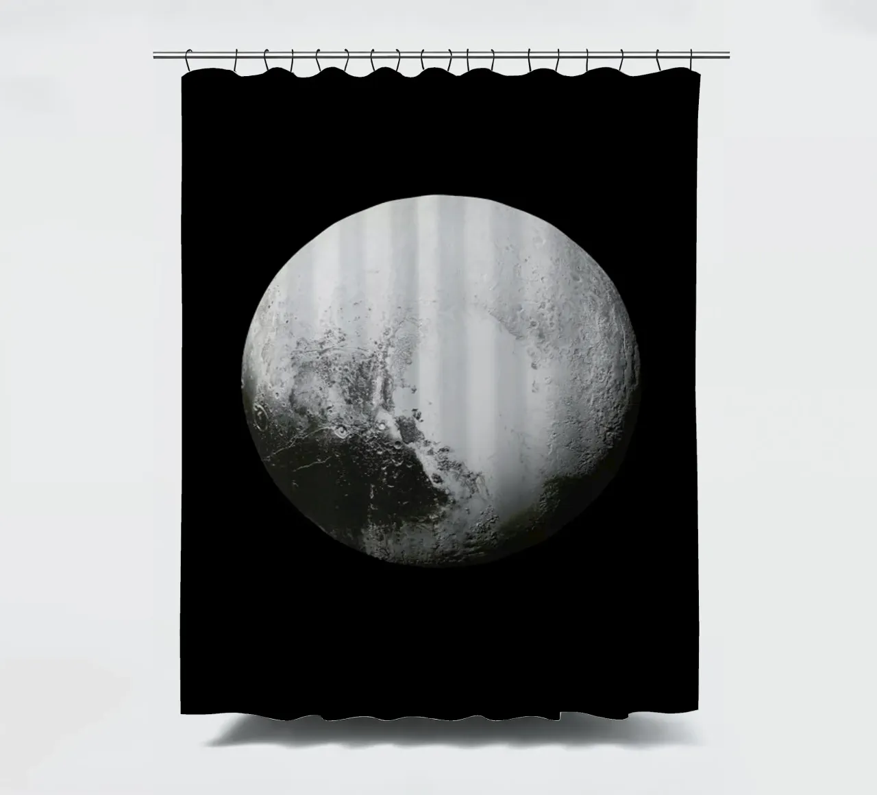 Pluto Duschvorhang von Florent Bodart