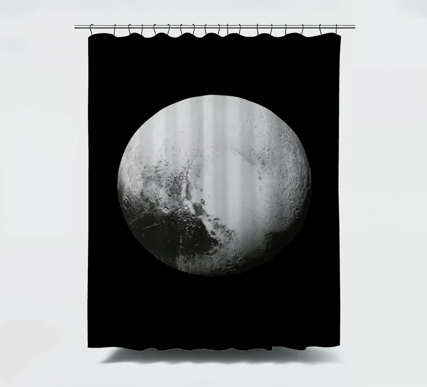 Pluto Duschvorhang von Florent Bodart