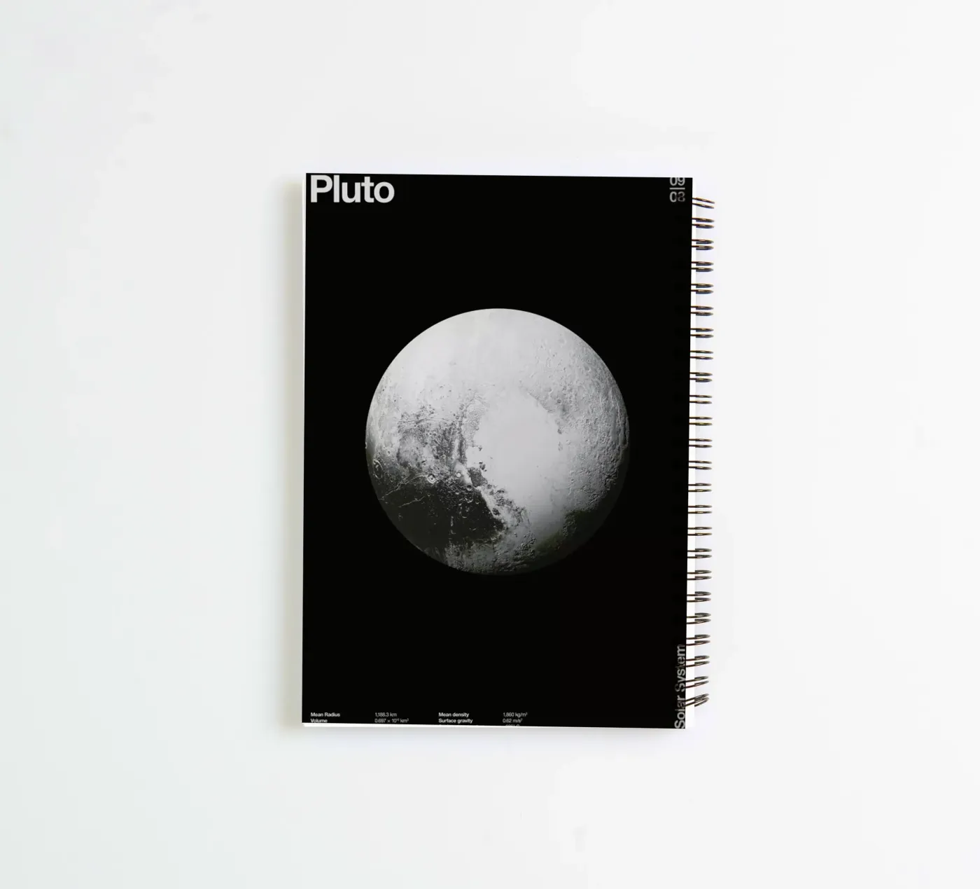 Pluto spiral notebook by Florent Bodart