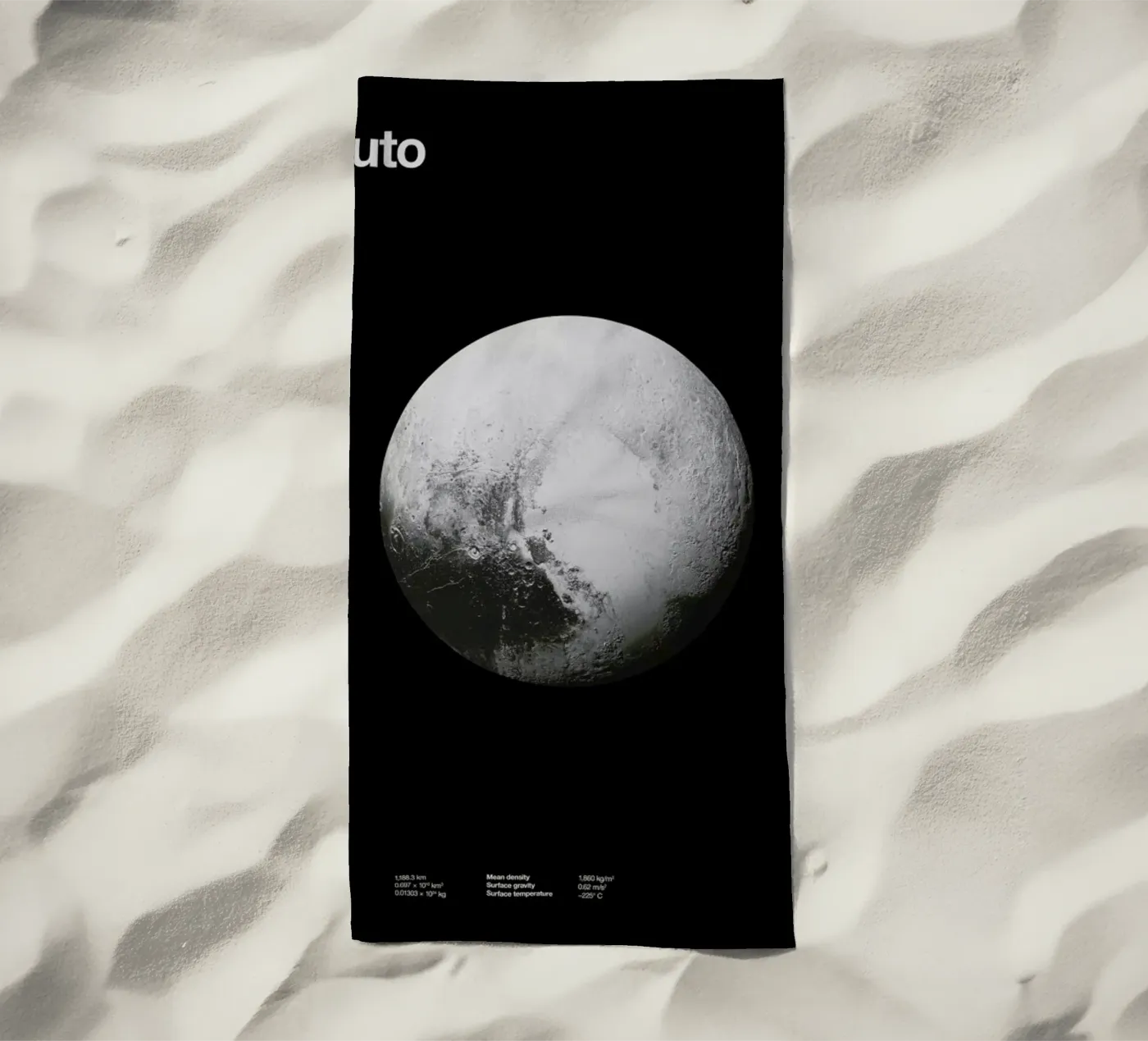 Pluto serviette de plage de Florent Bodart