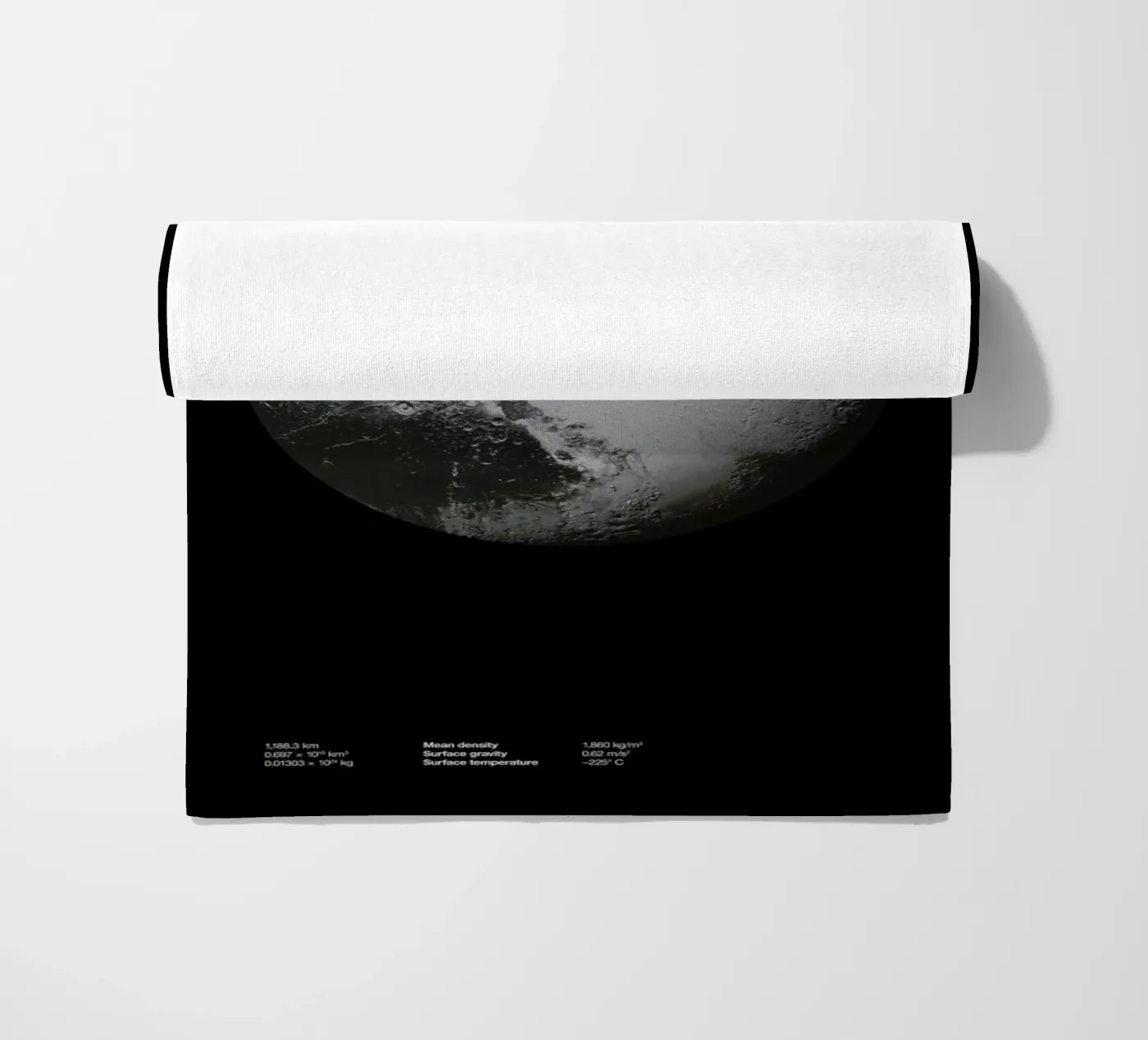 Pluto beach towel by Florent Bodart