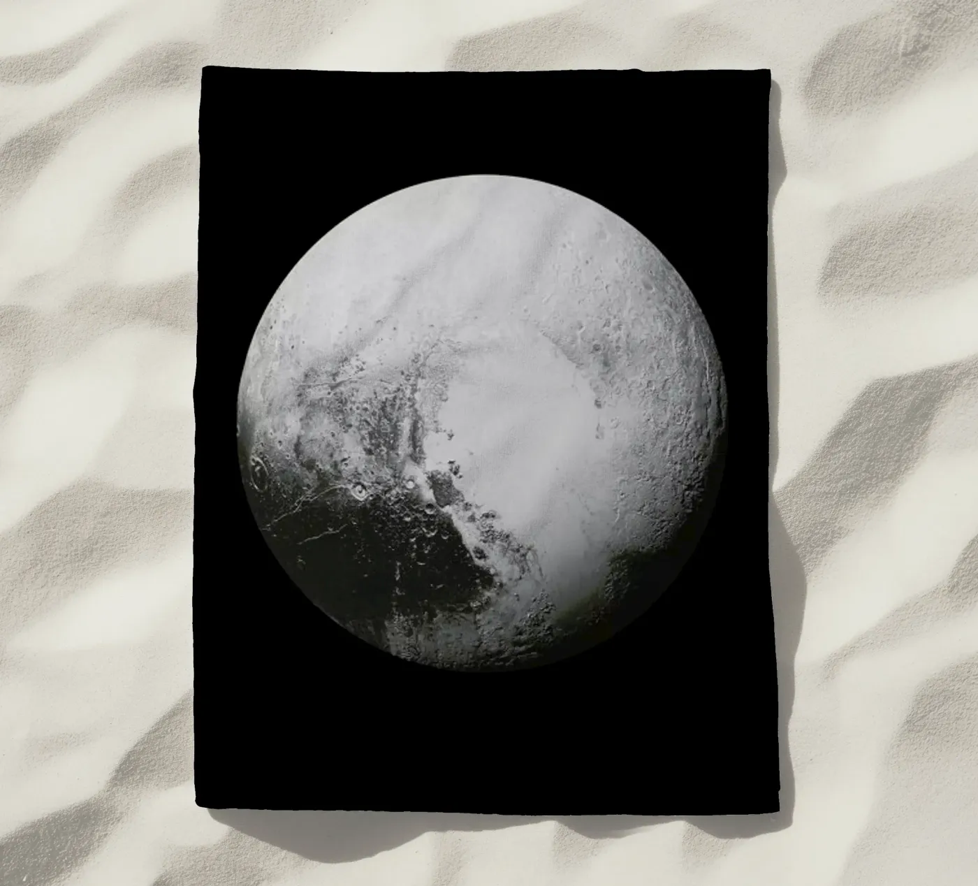 Pluto beach towel by Florent Bodart