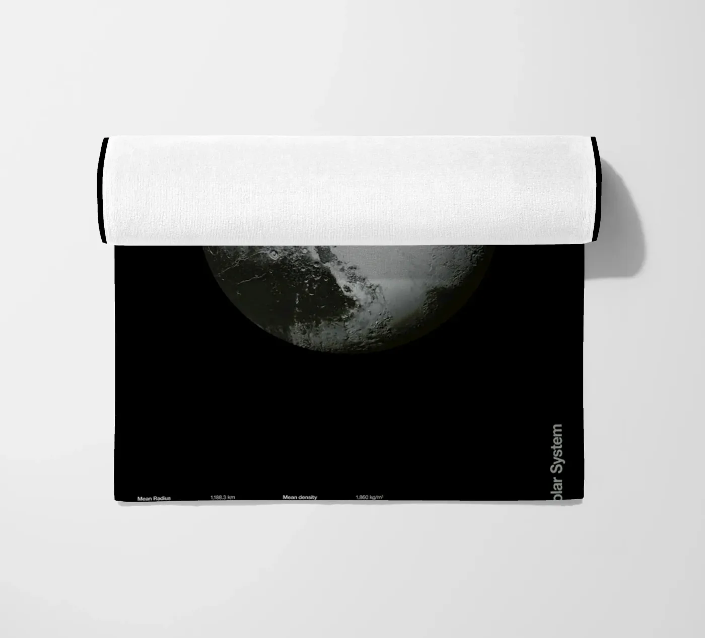Pluto beach towel by Florent Bodart