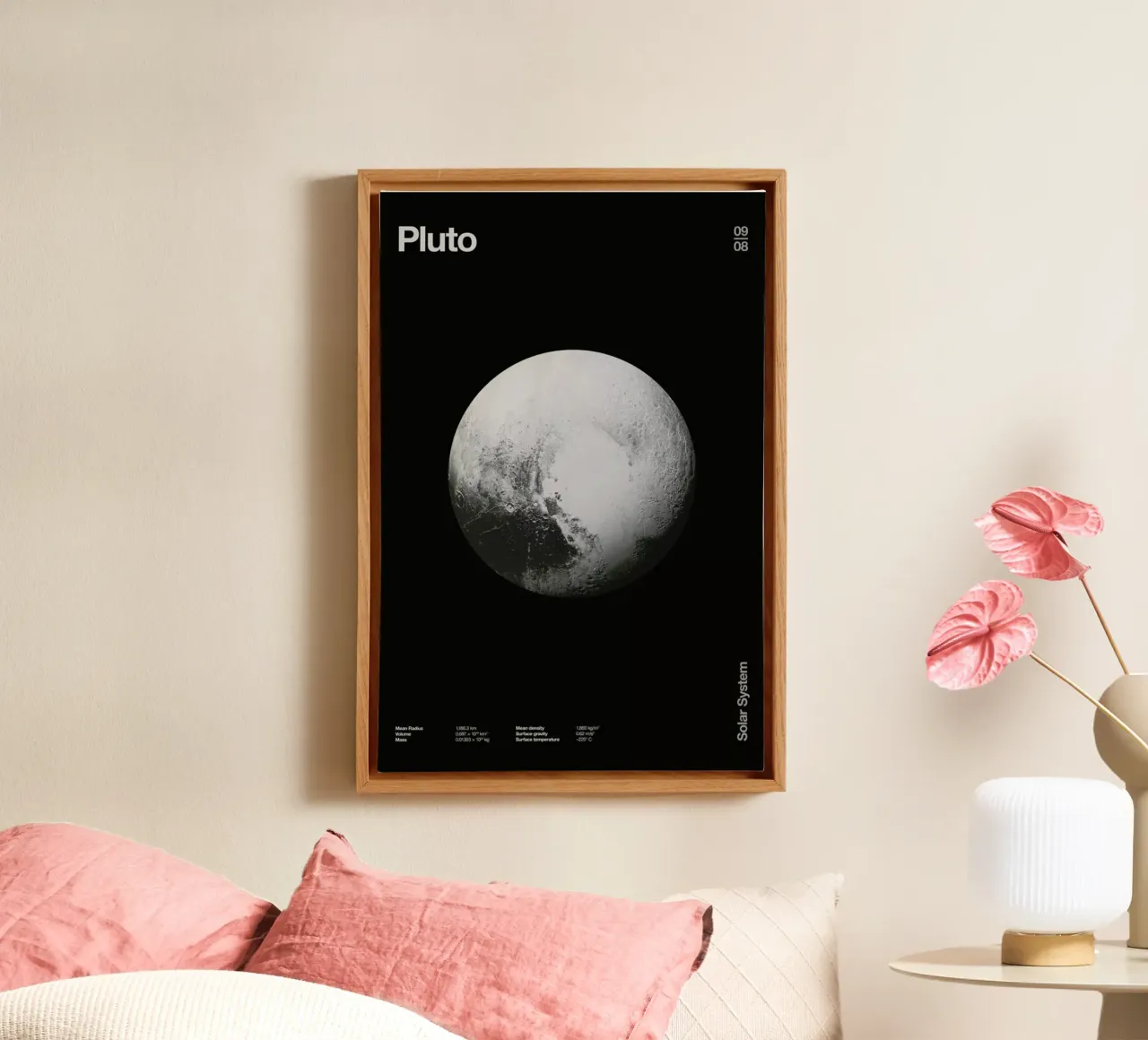 Pluto canvas met Baklijst van Florent Bodart