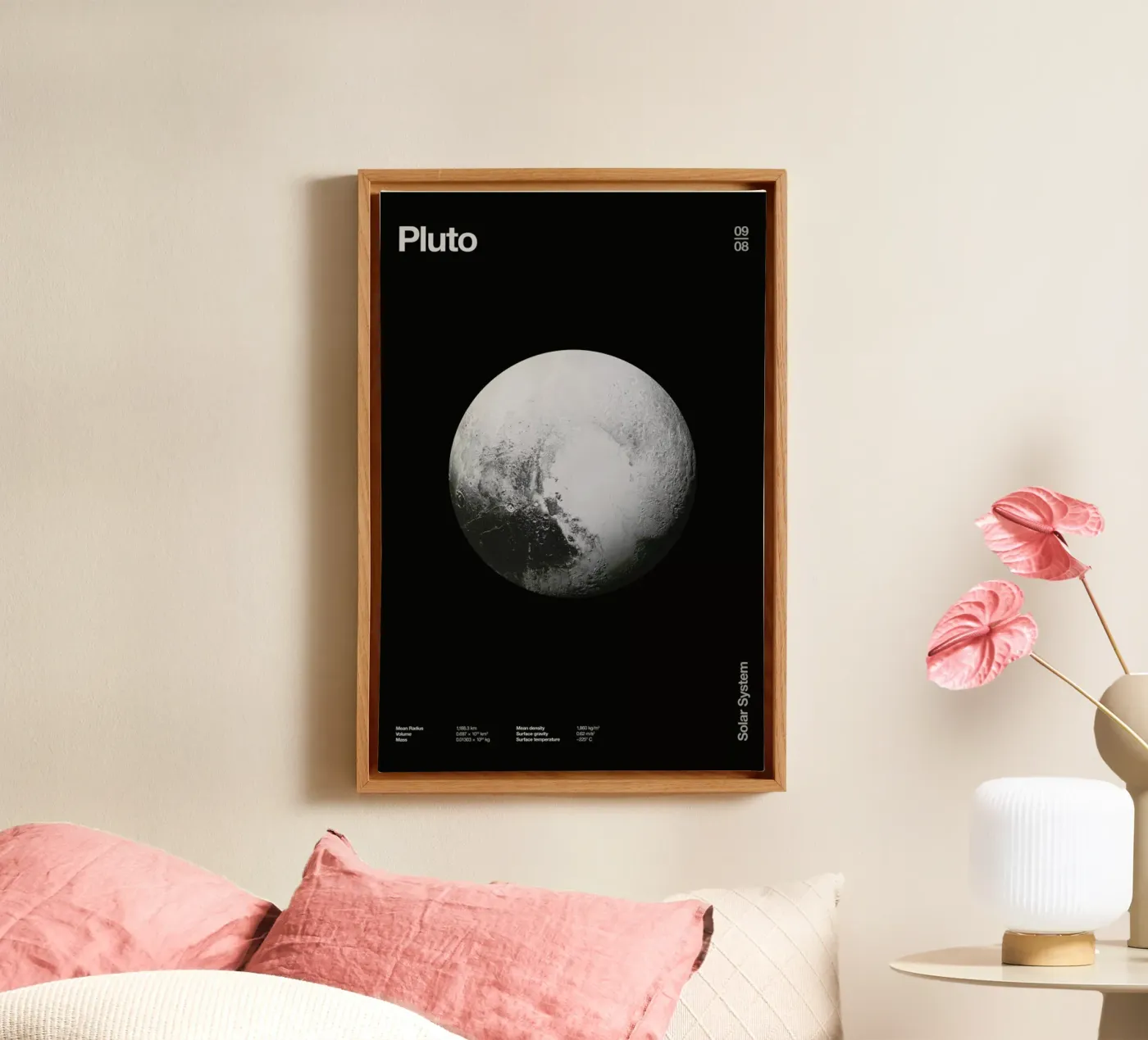 Pluto Leinwand von Florent Bodart