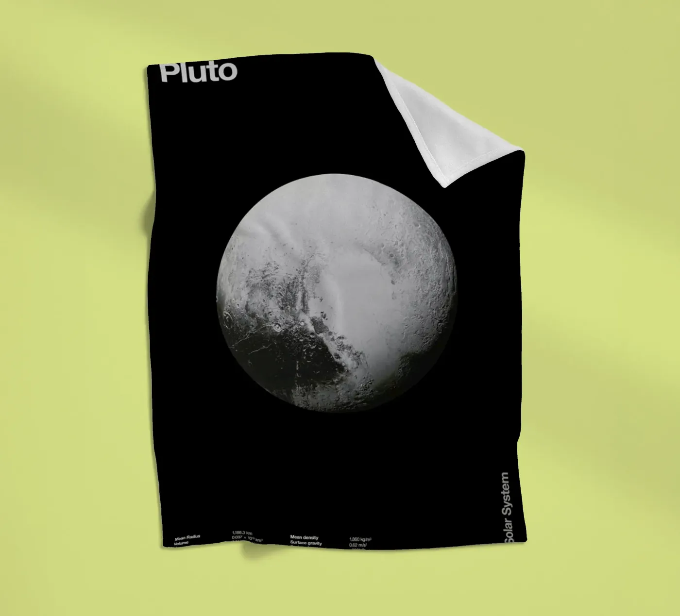 Pluto Fleecedecke von Florent Bodart