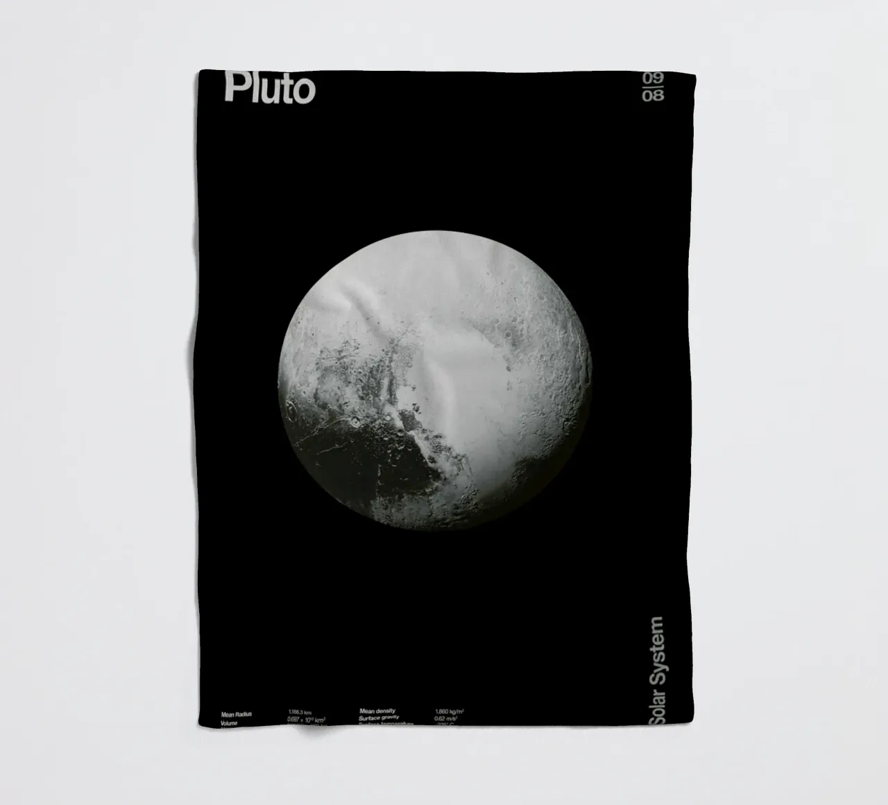 Pluto fleecedeken van Florent Bodart