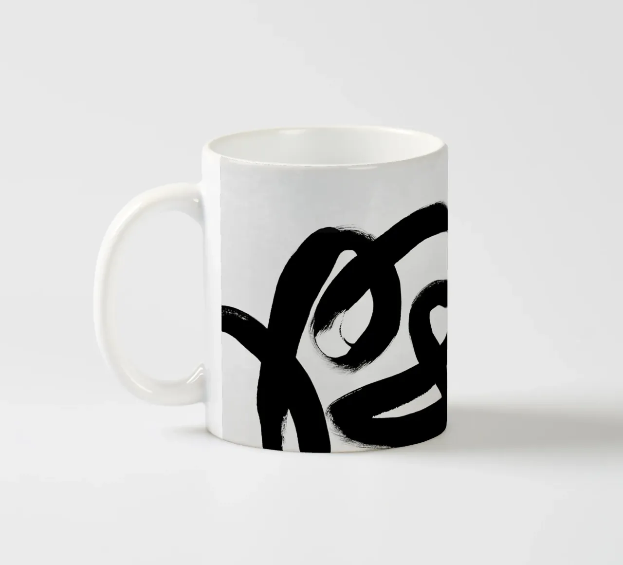 Black Flow No 01 tazza in ceramica da treechild