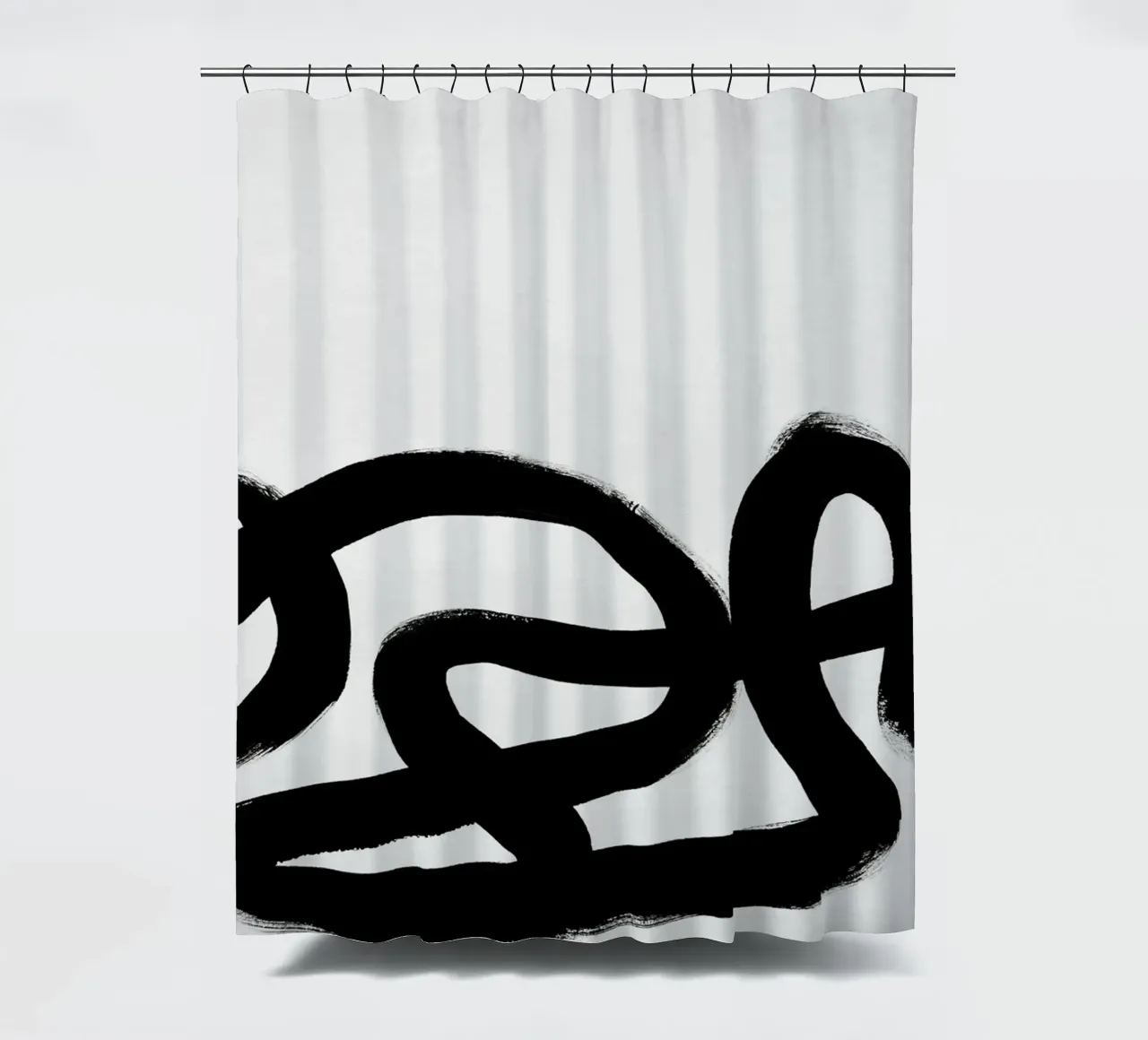 Black Flow No 01 tenda da doccia da treechild