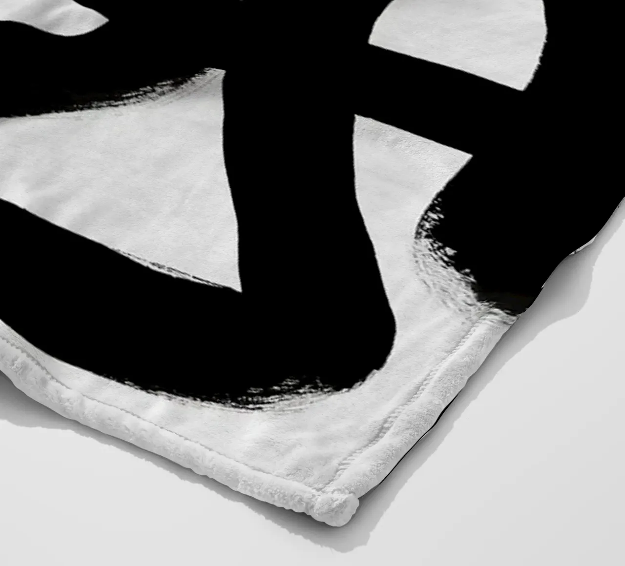 Black Flow No 01 coperta in pile da treechild