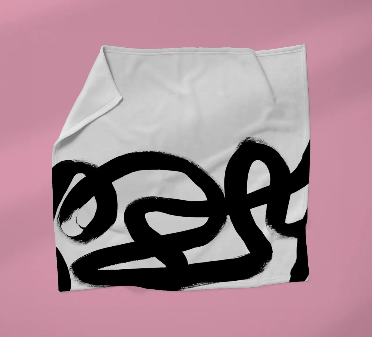 Black Flow No 01 coperta in pile da treechild