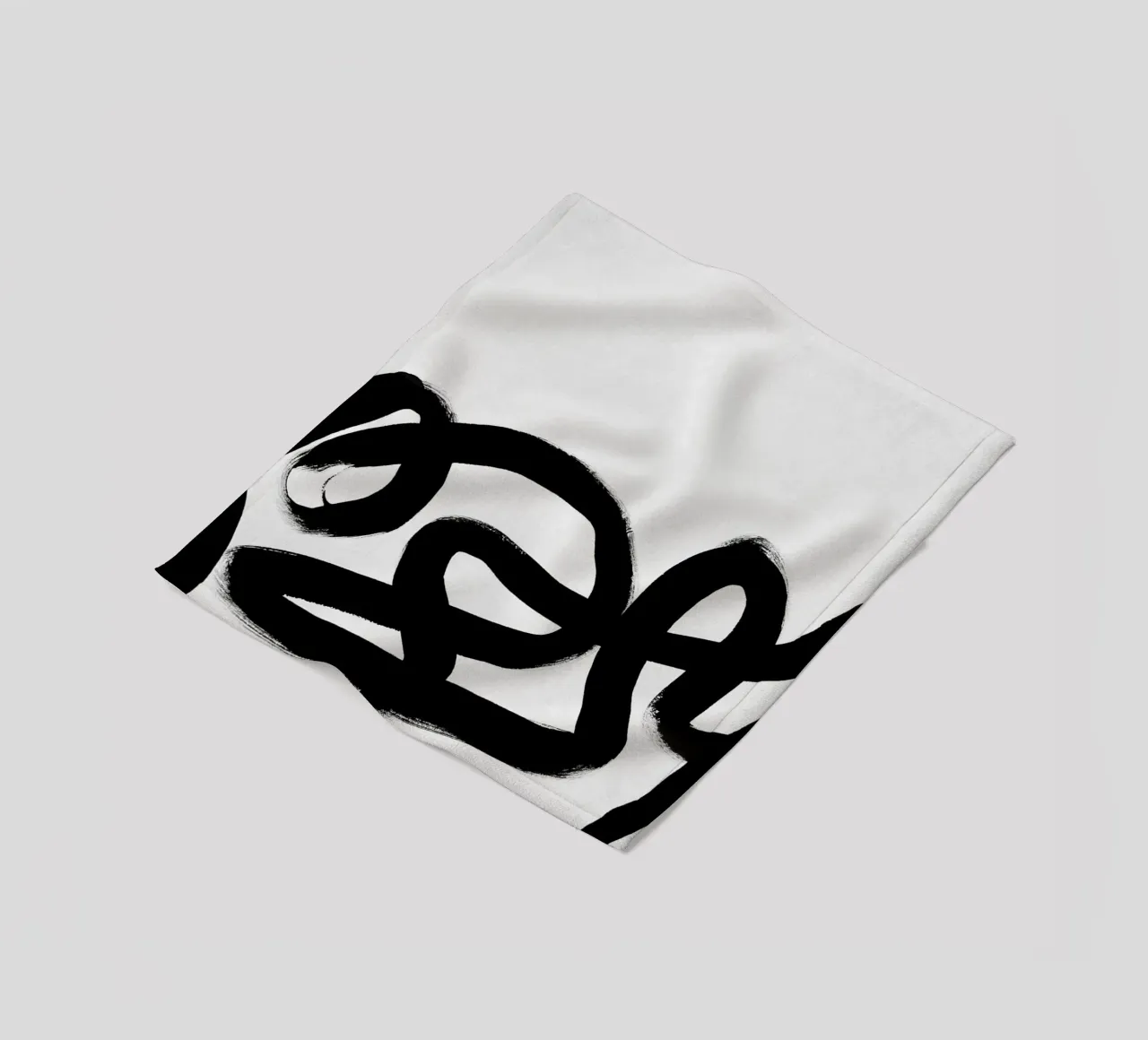Black Flow No 01 coperta in pile da treechild
