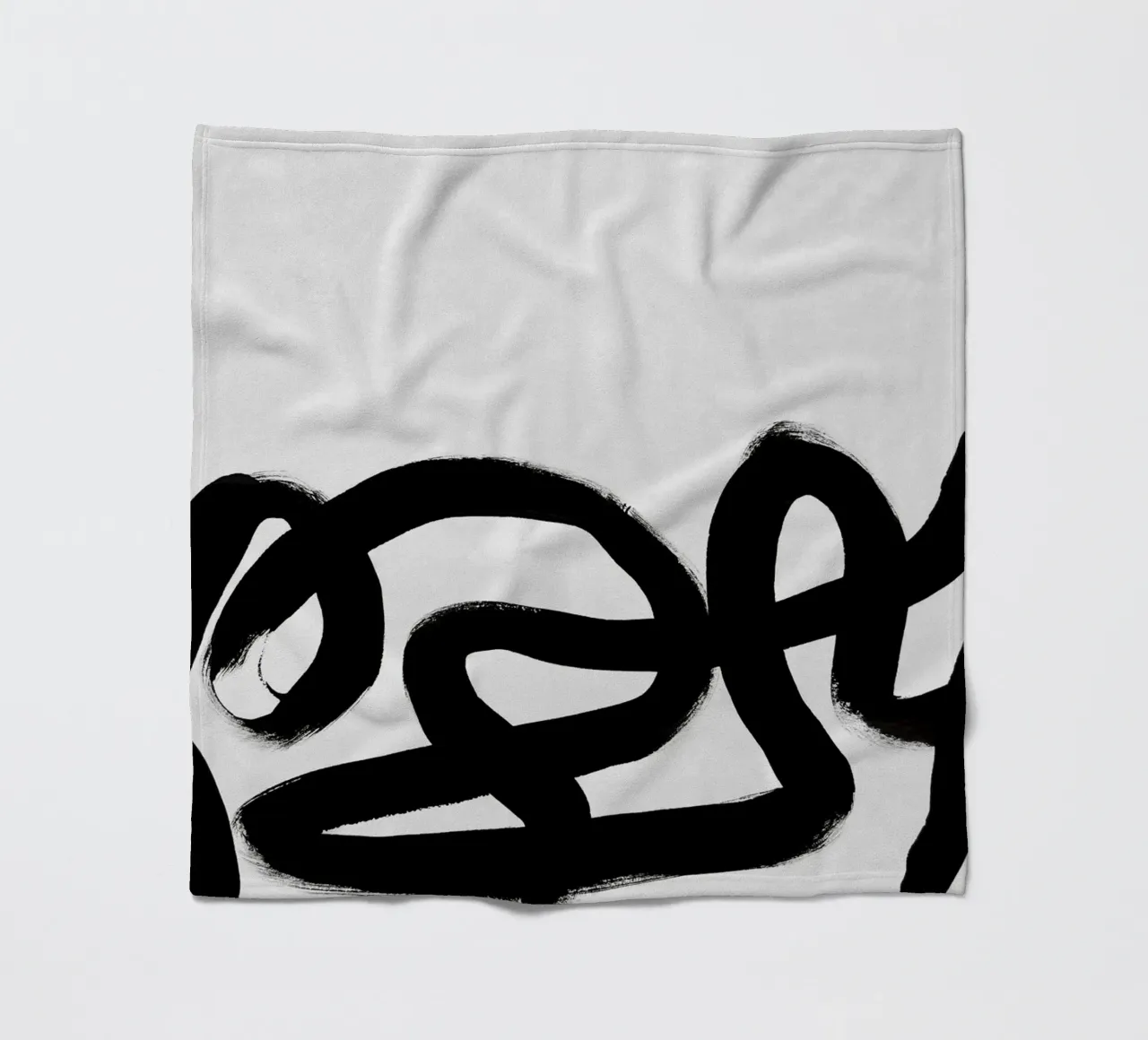 Black Flow No 01 coperta in pile da treechild