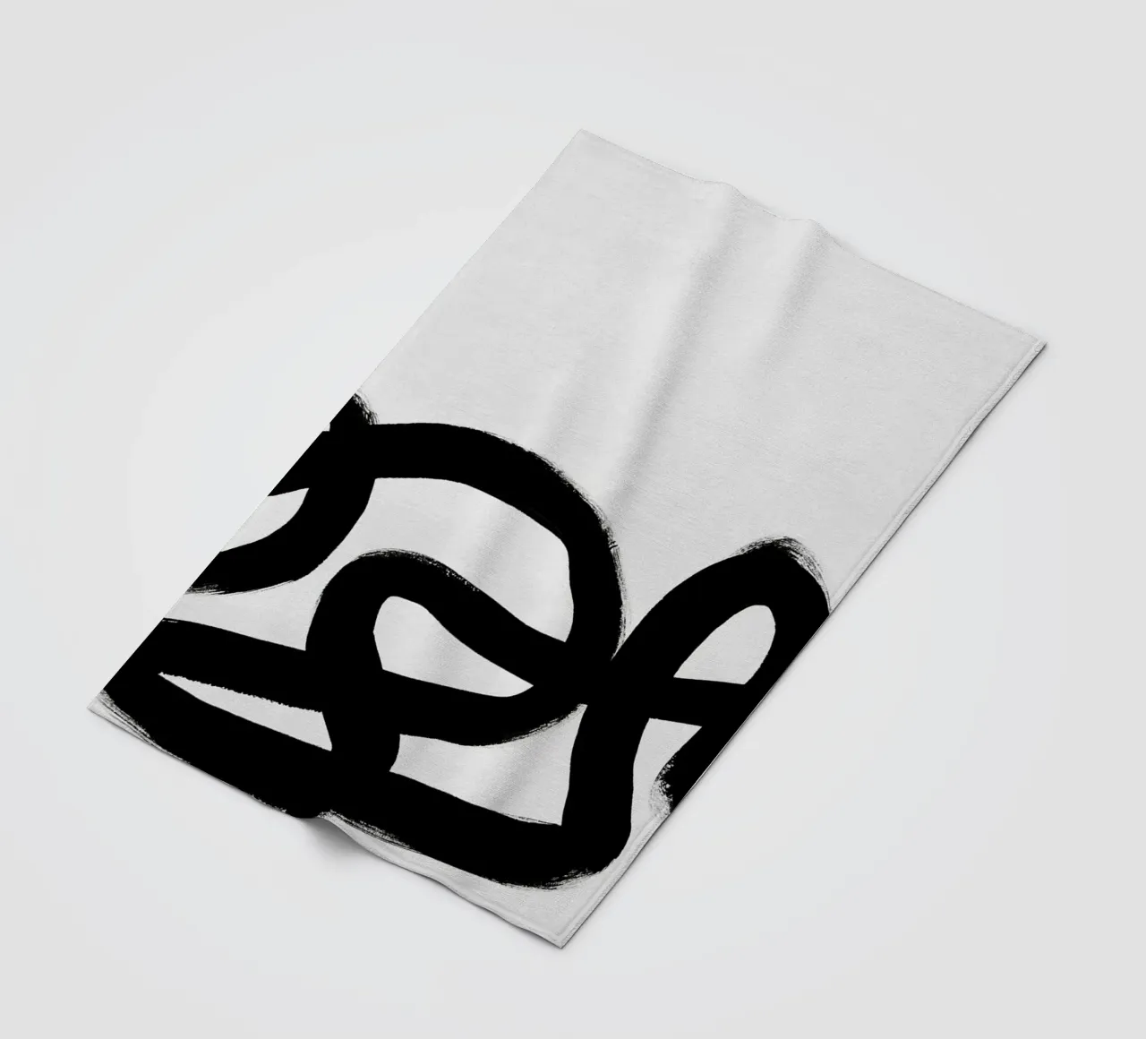 Black Flow No 01 coperta in pile da treechild