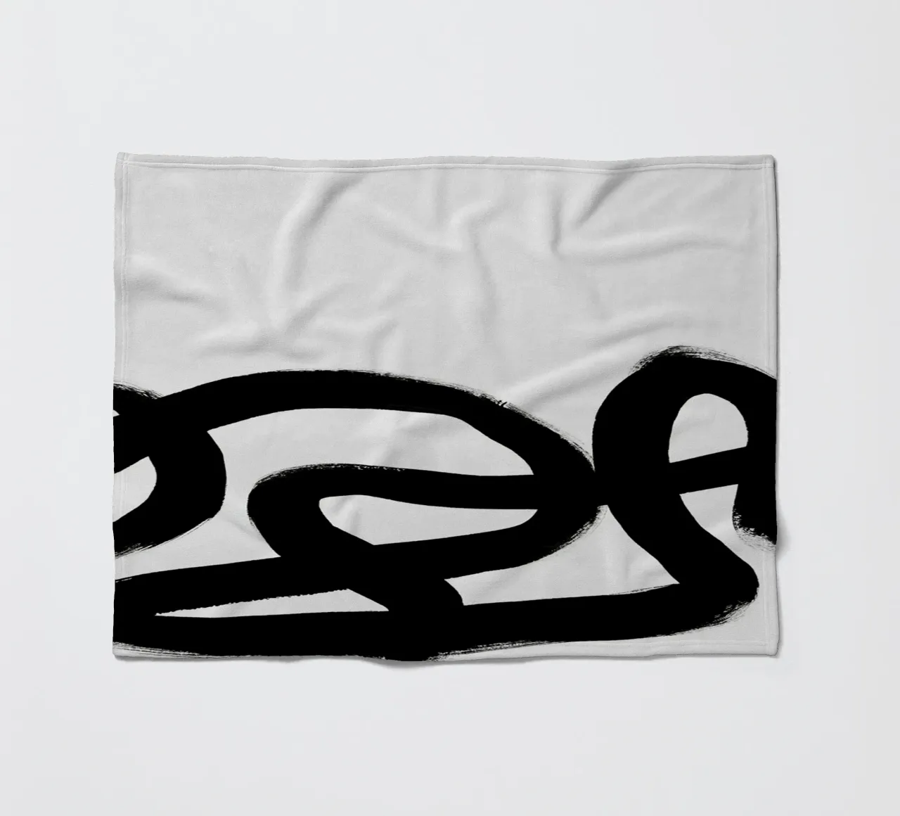 Black Flow No 01 coperta in pile da treechild
