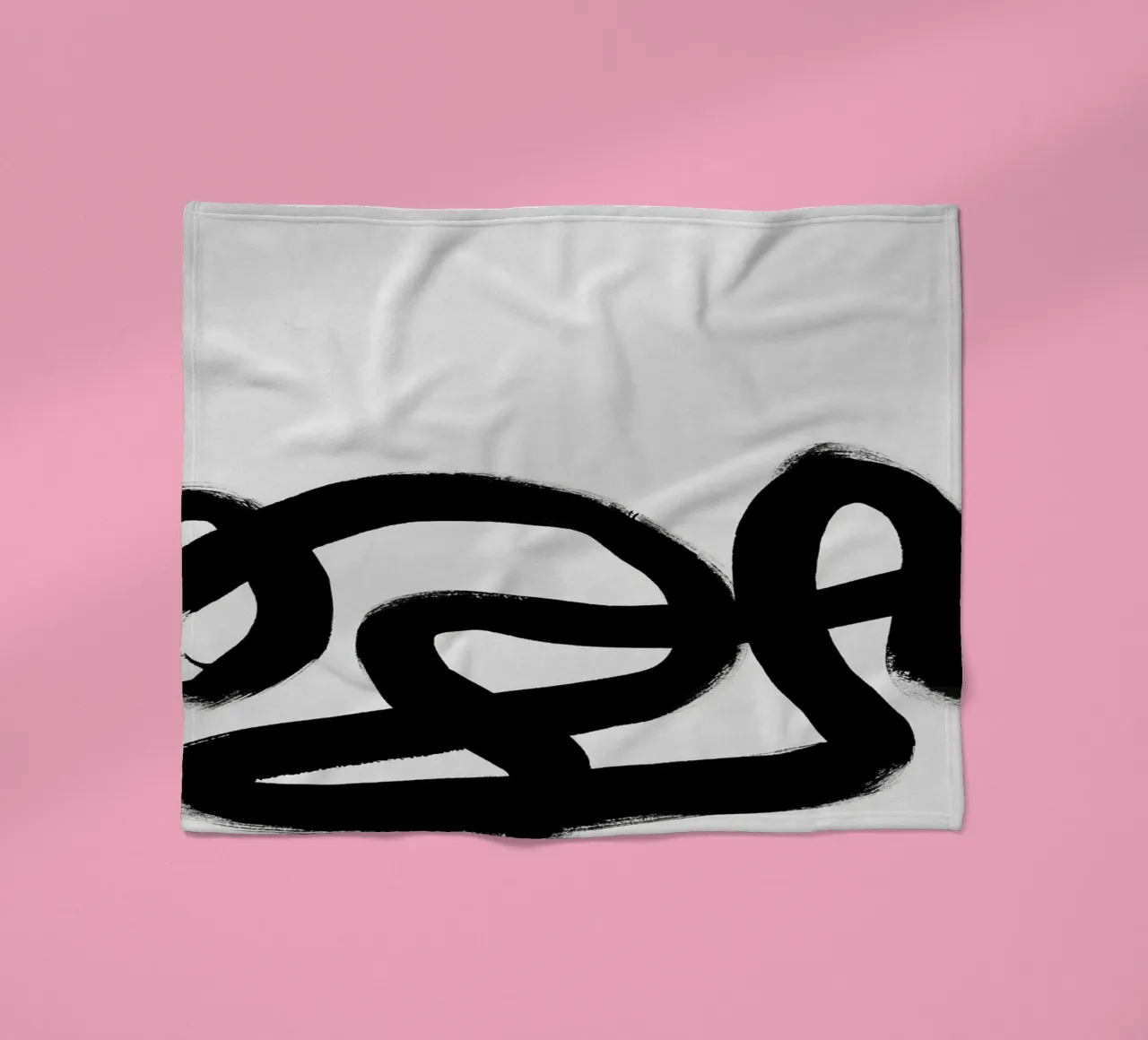Black Flow No 01 coperta in pile da treechild