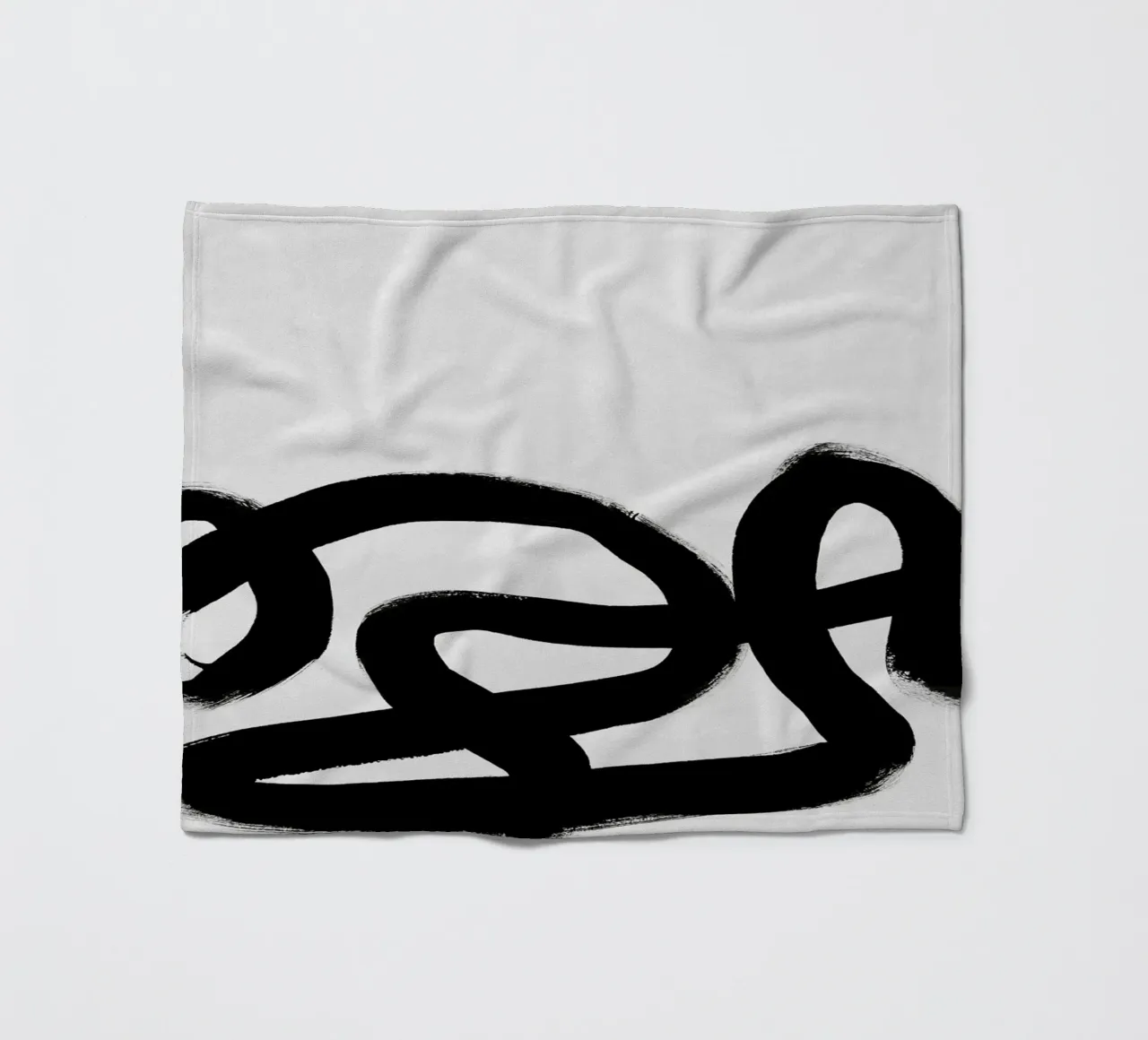 Black Flow No 01 coperta in pile da treechild