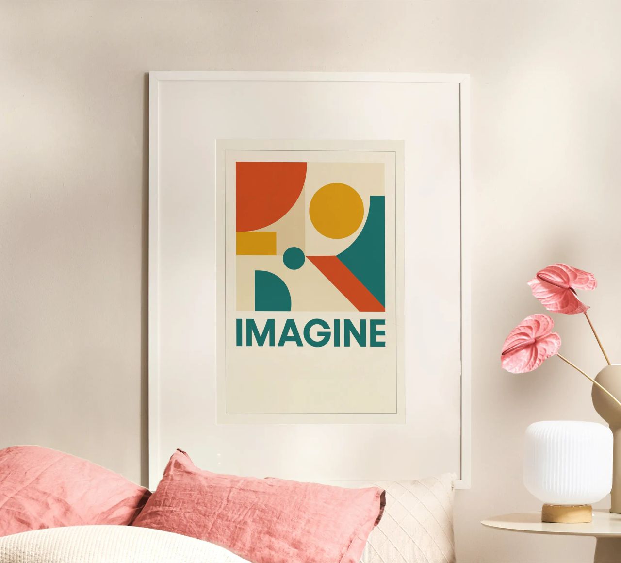 Imagine - Bauhausstil Poster von Studio M