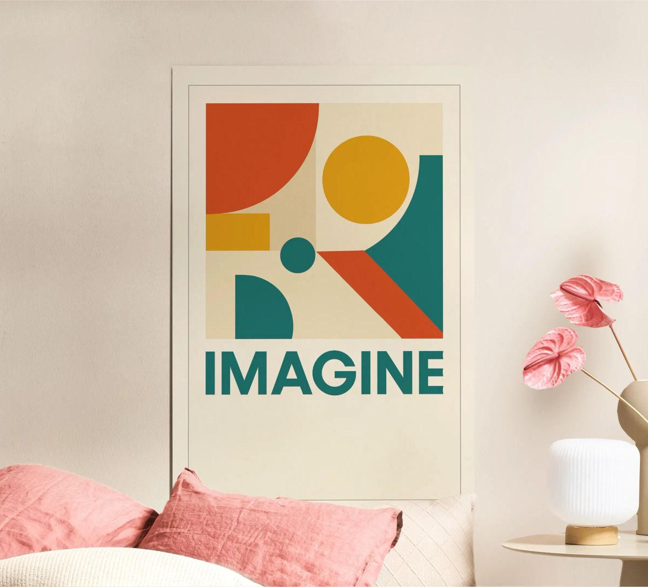 Imagine - Bauhausstil Poster von Studio M