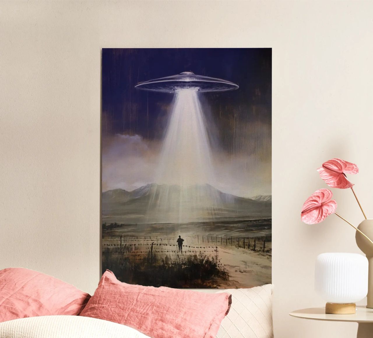 Mystérieux OVNI Alien Art poster de kembangross