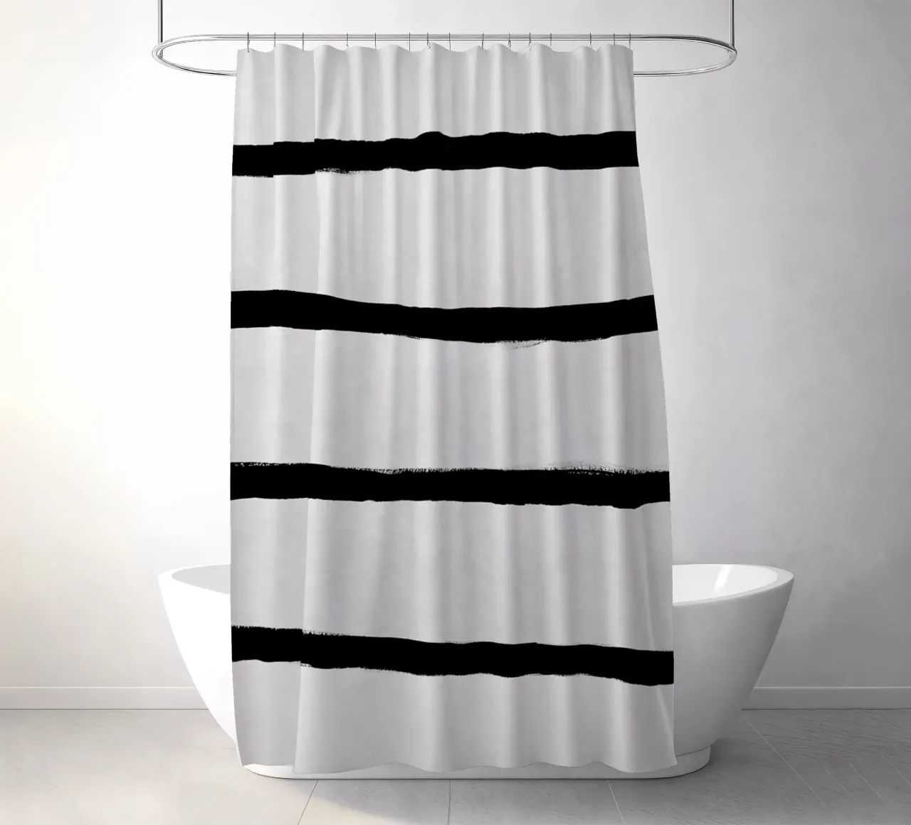 Black Flow No 02 rideau de douche de treechild