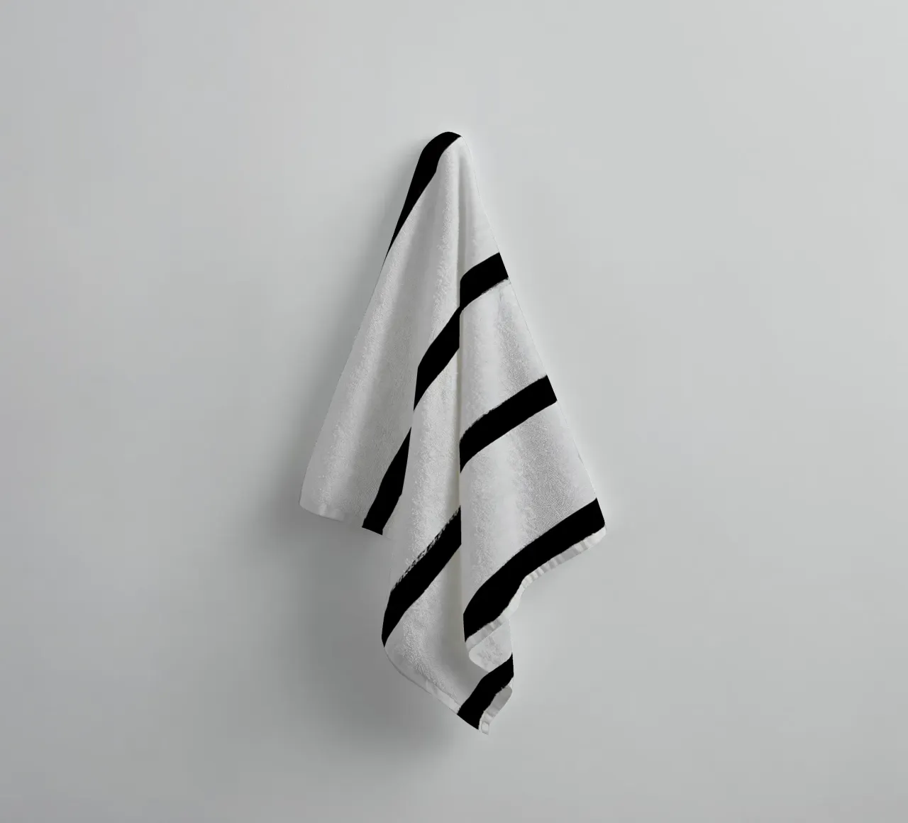Black Flow No 02 asciugamano da bagno da treechild
