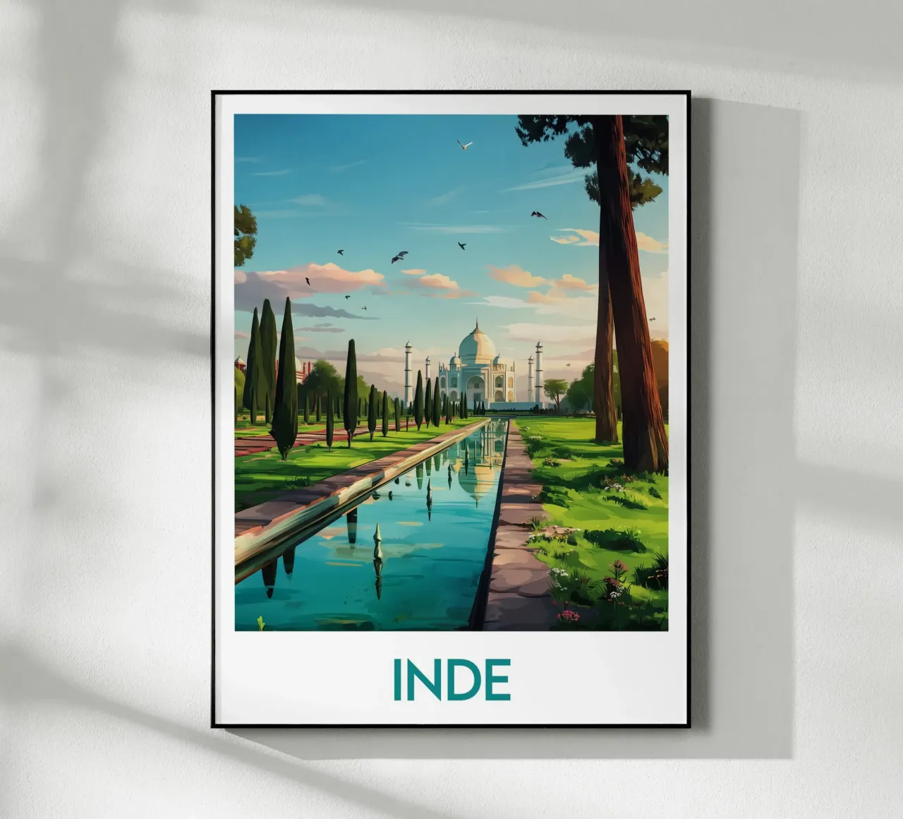 Affiche Inde plexiglass da Frame the World