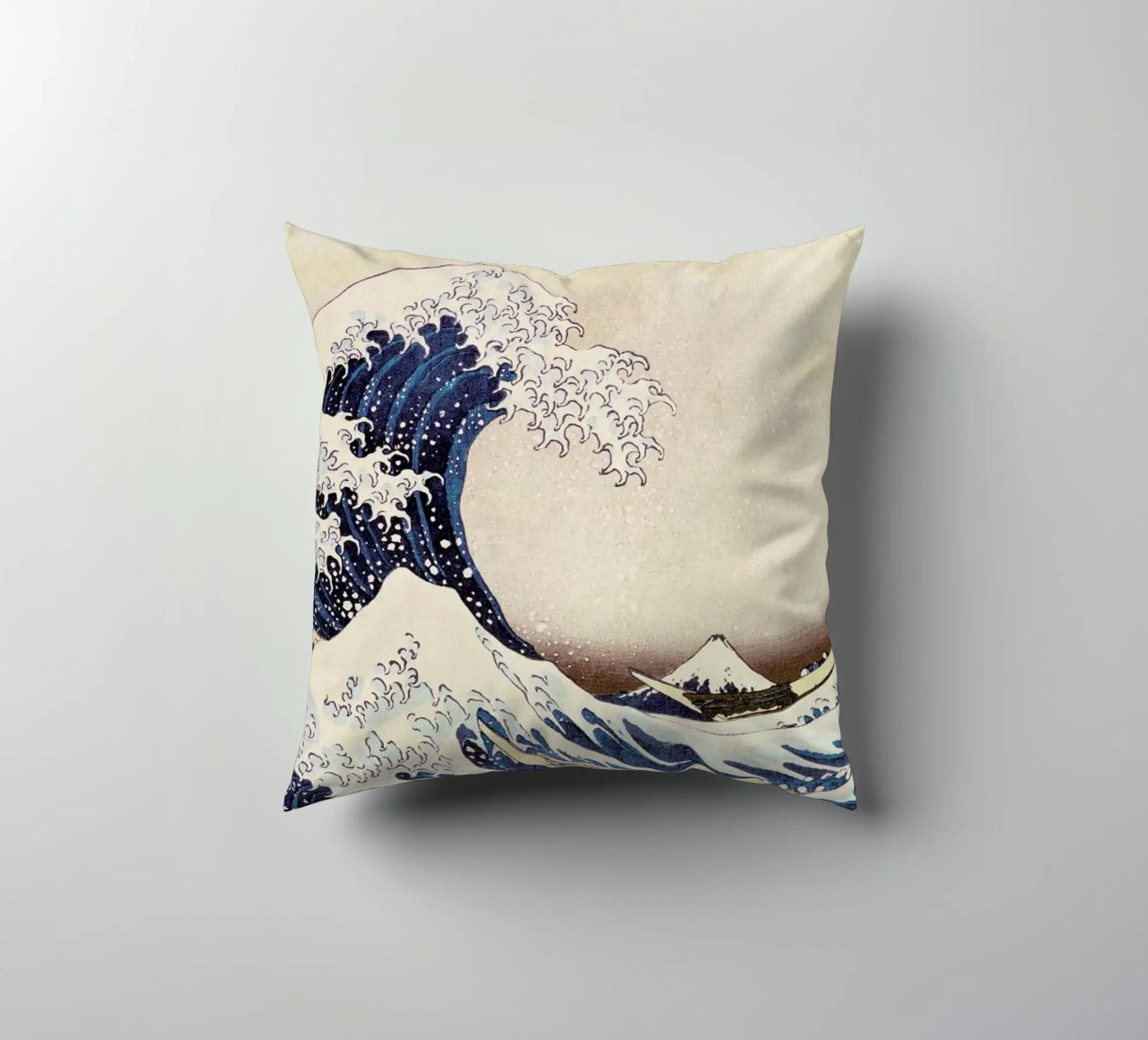 Hokusai - The Great Wave off Kanagawa decorative cushion by ARTOTHEK