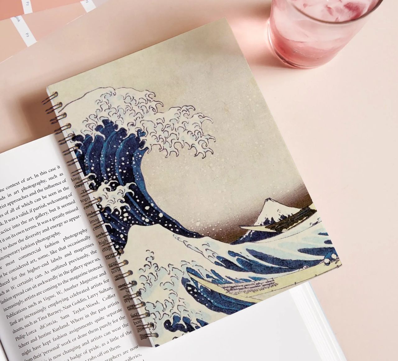 Hokusai - The Great Wave off Kanagawa Ringbuch von ARTOTHEK
