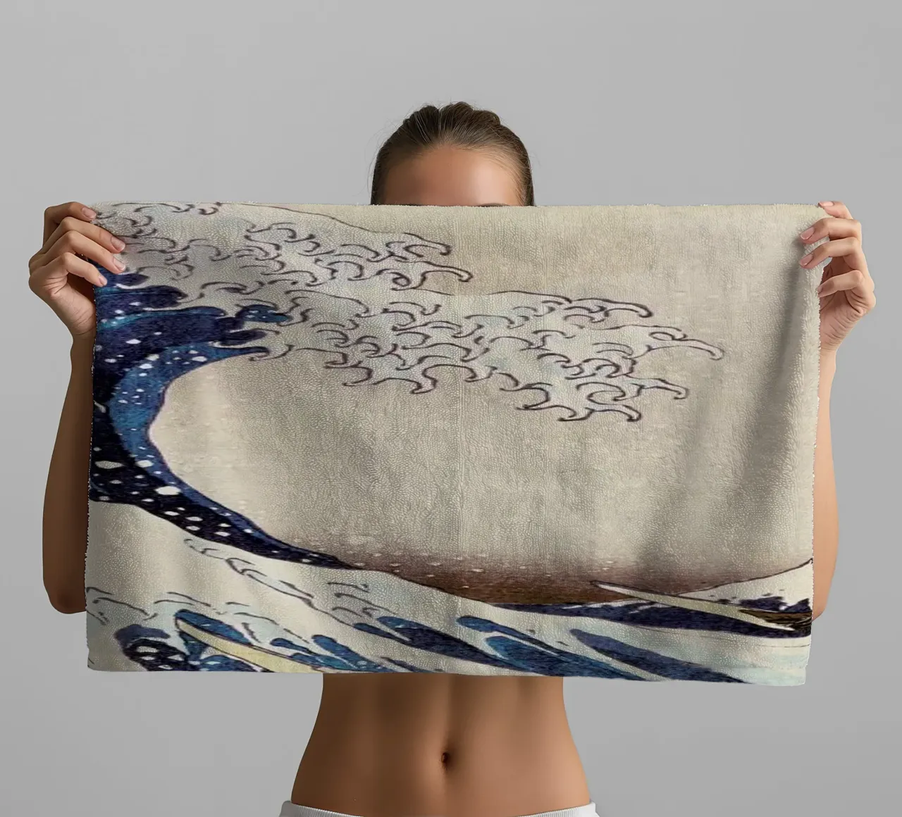 Hokusai - The Great Wave off Kanagawa towel by ARTOTHEK