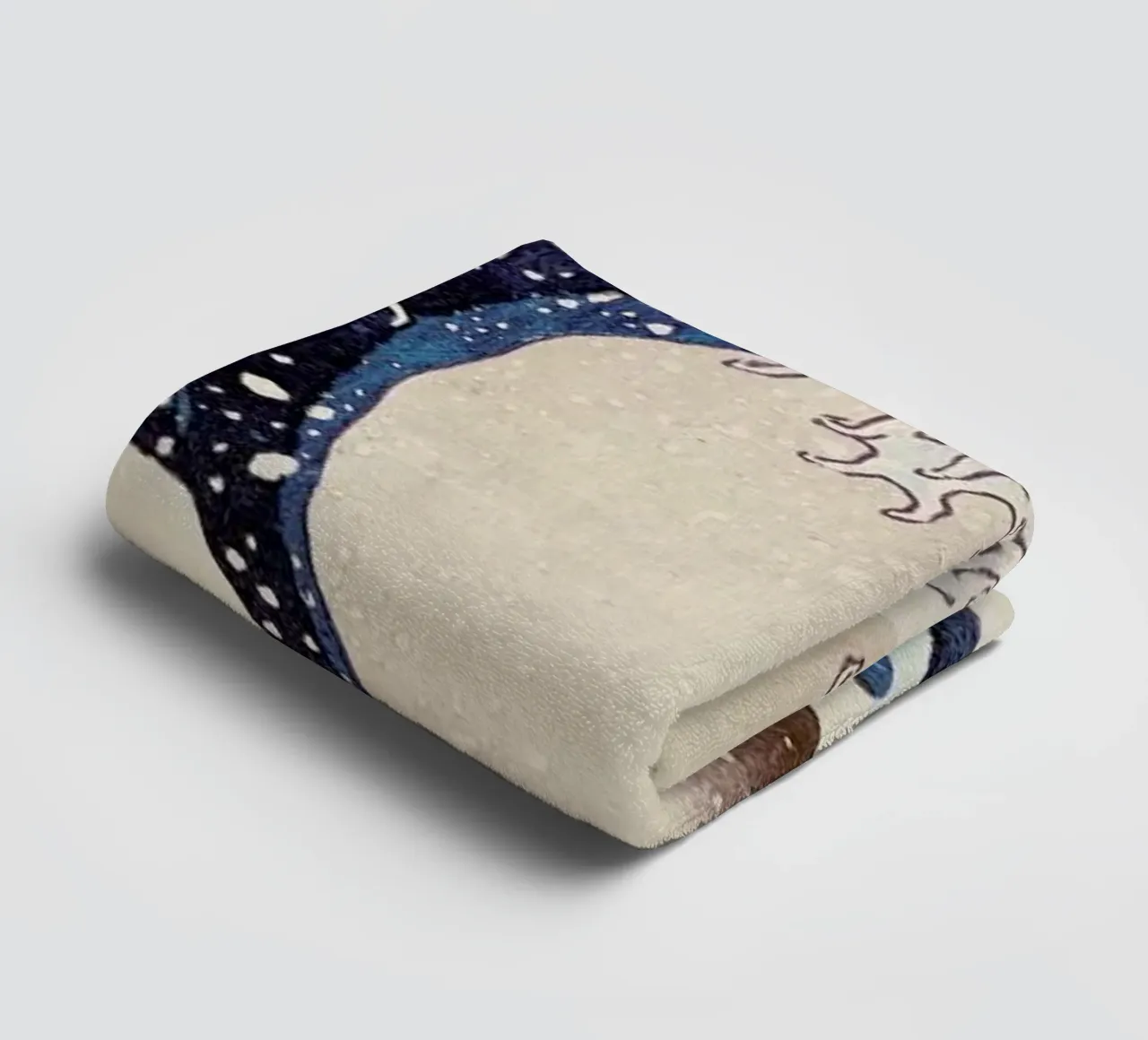 Hokusai - The Great Wave off Kanagawa towel by ARTOTHEK