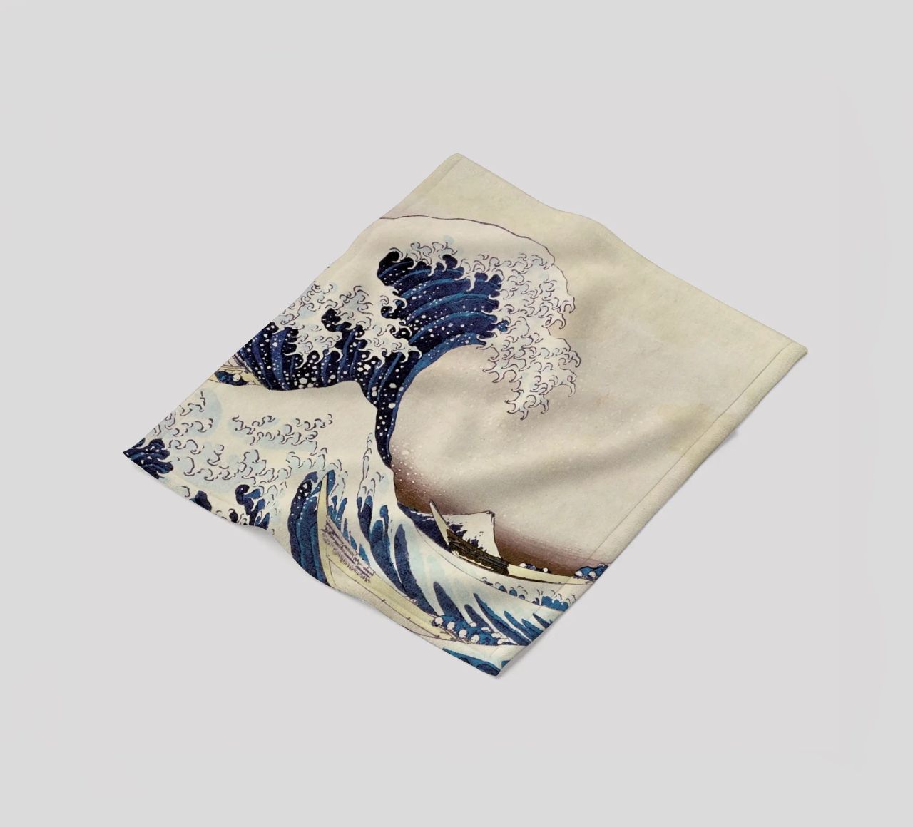 Hokusai - The Great Wave off Kanagawa fleece blanket by ARTOTHEK
